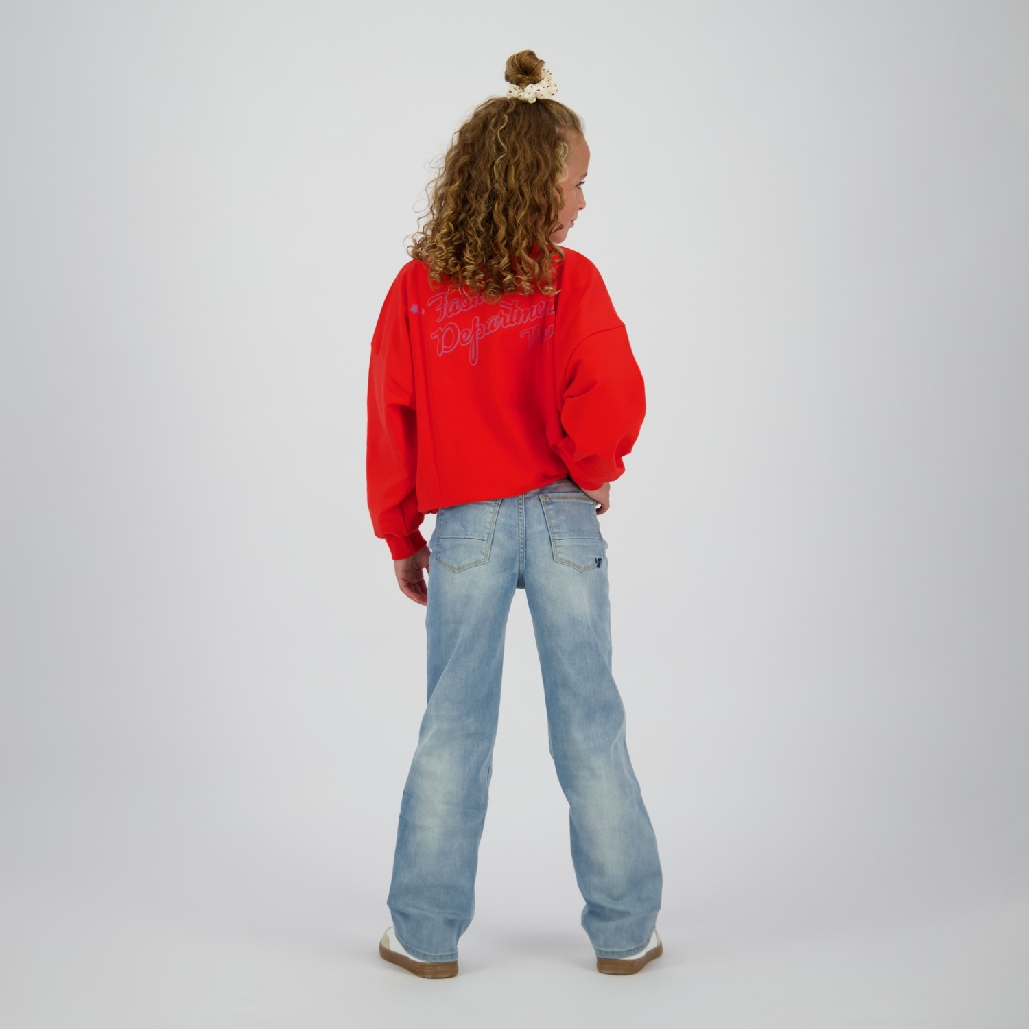 Vingino Jeans large style 5 poches, avec stretch, pour filles
