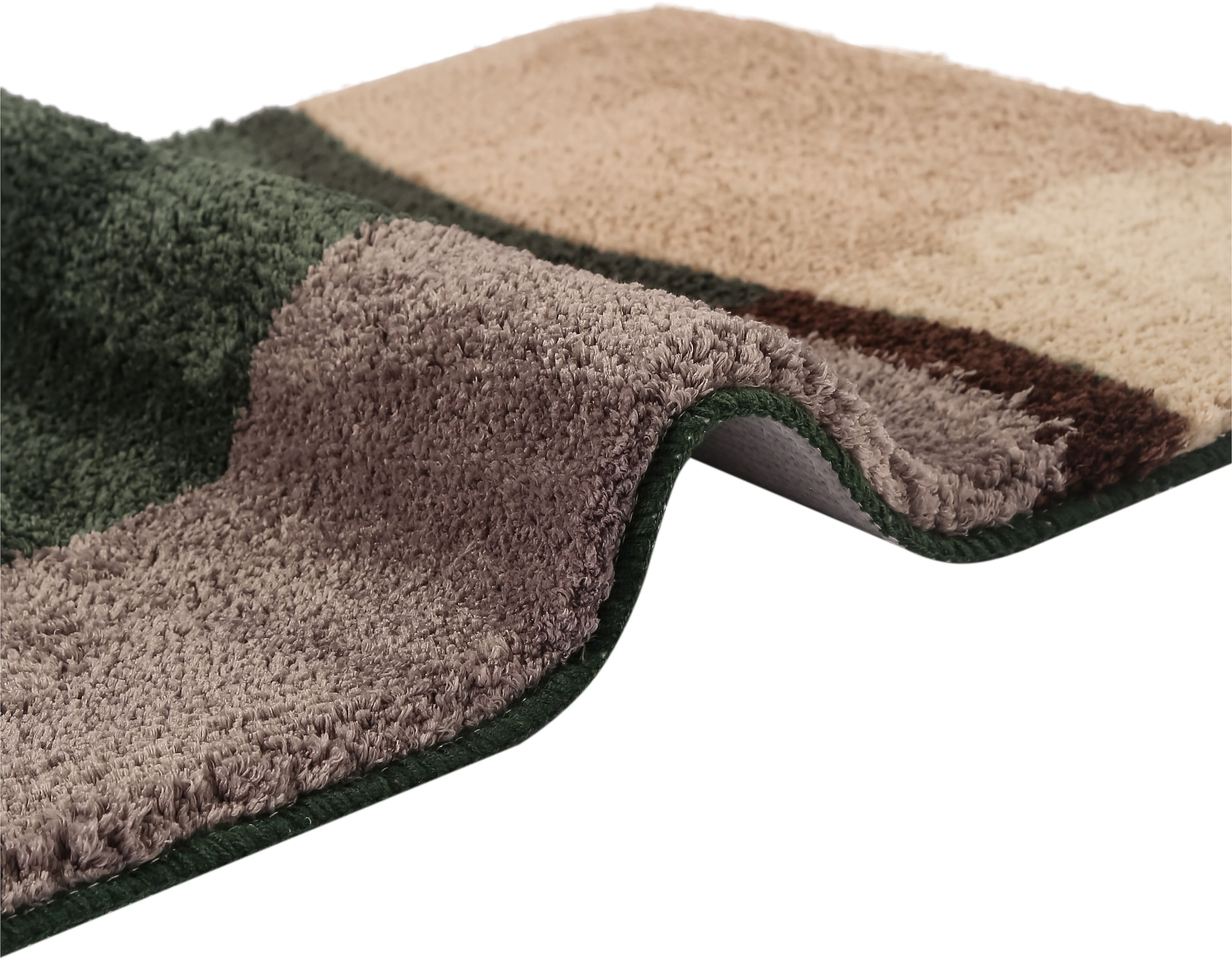 my home Tapis de bain »Belio, Badvorleger, Badezimmer Teppich« Höhe 20 mm Badematte, Badteppich, Badematten auch als 2 tlg. Set erhältlich, bunt