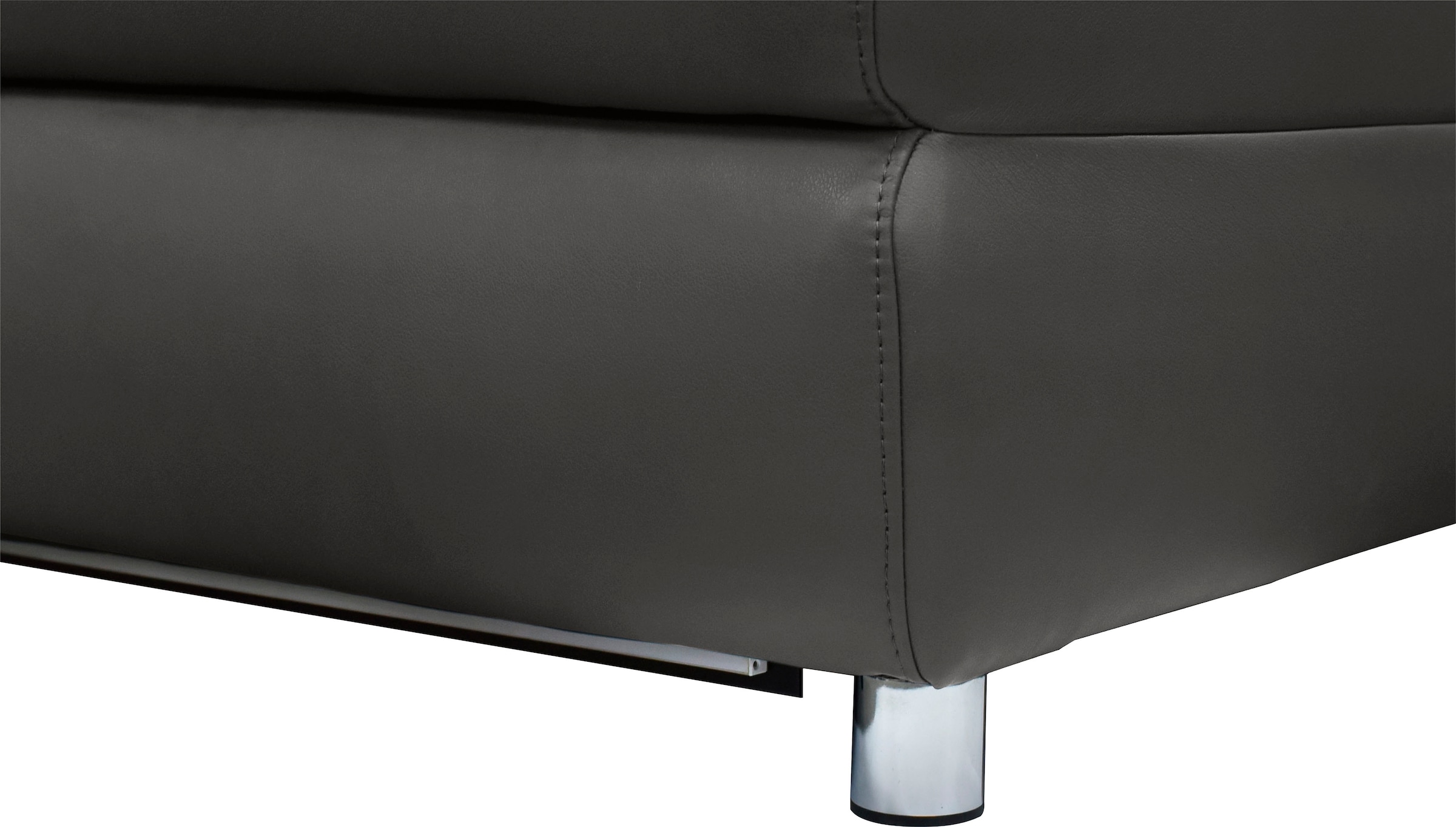 Home affaire 3-Sitzer »Pareli 229cm, manuelle u. elektr. Relaxfunktion in 2 Sitzen« USB, KT-Verstellung, LED Beleuchtung, in Echtleder, Kunstleder, Web