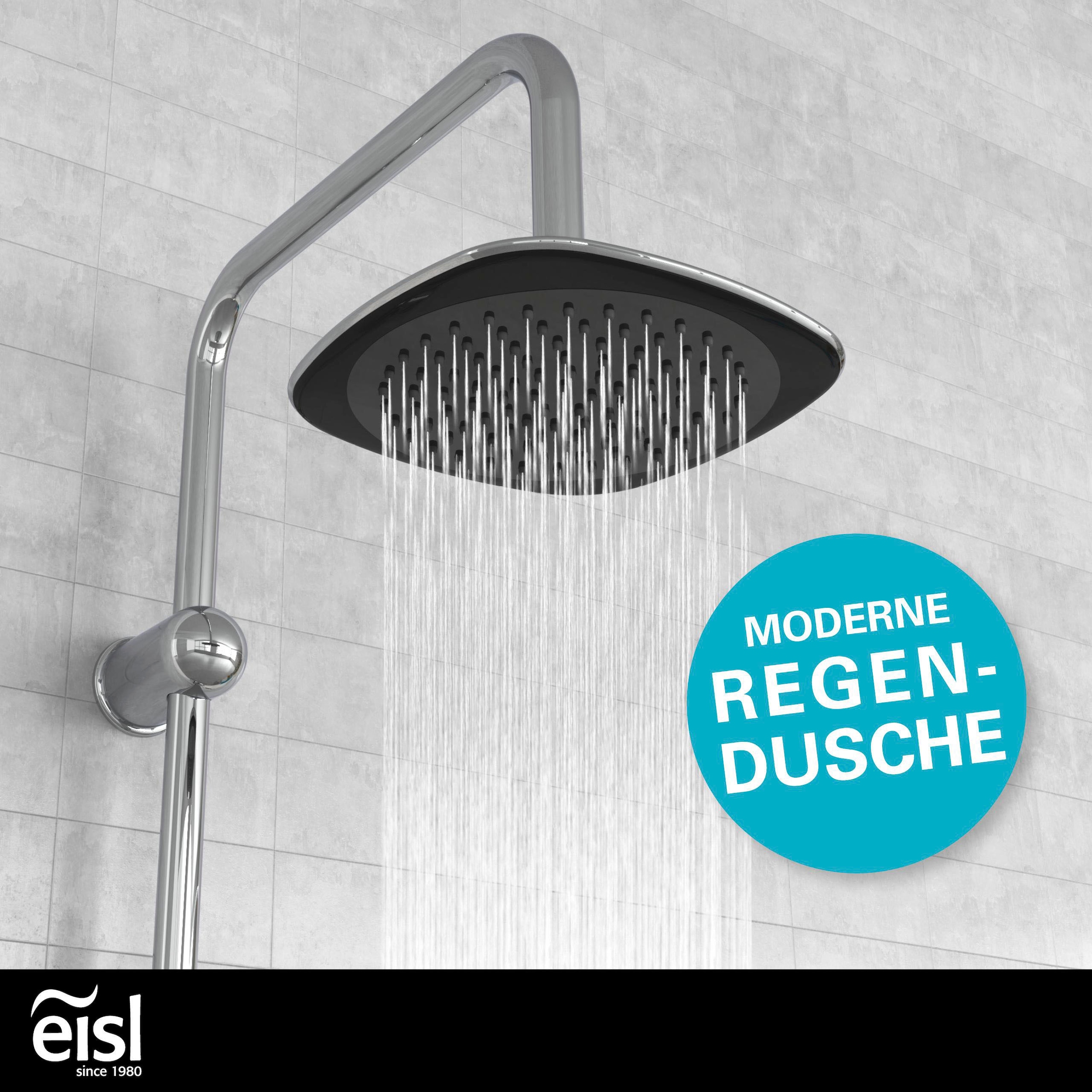 Eisl Brausegarnitur »Duschtraum« Duschset mit Kopf- und Handbrause, Regendusche mit 3 Funktionen