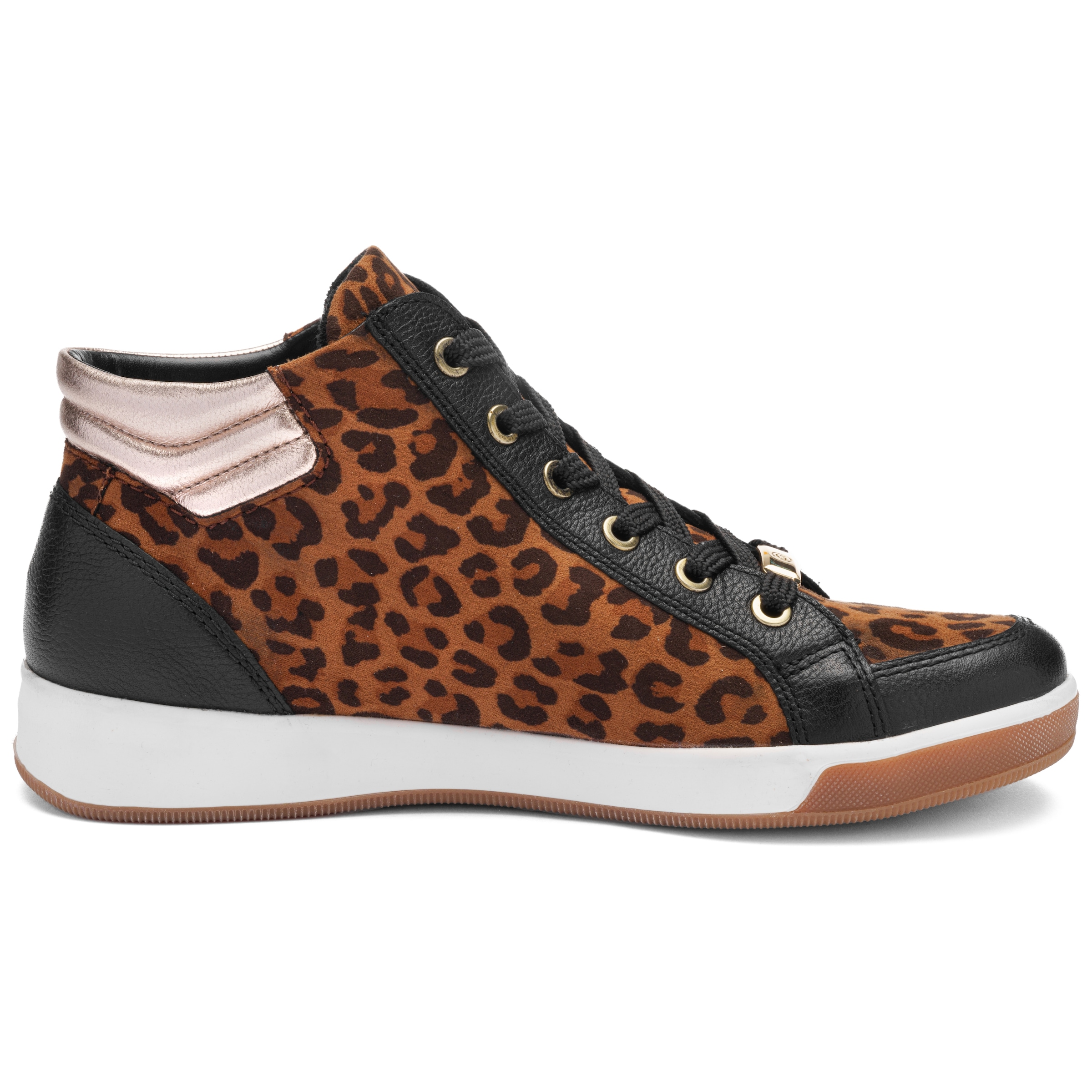 Ara Bottines de sneakers »ROM«  baskets montantes, boots à lacets avec garnitures contrastées