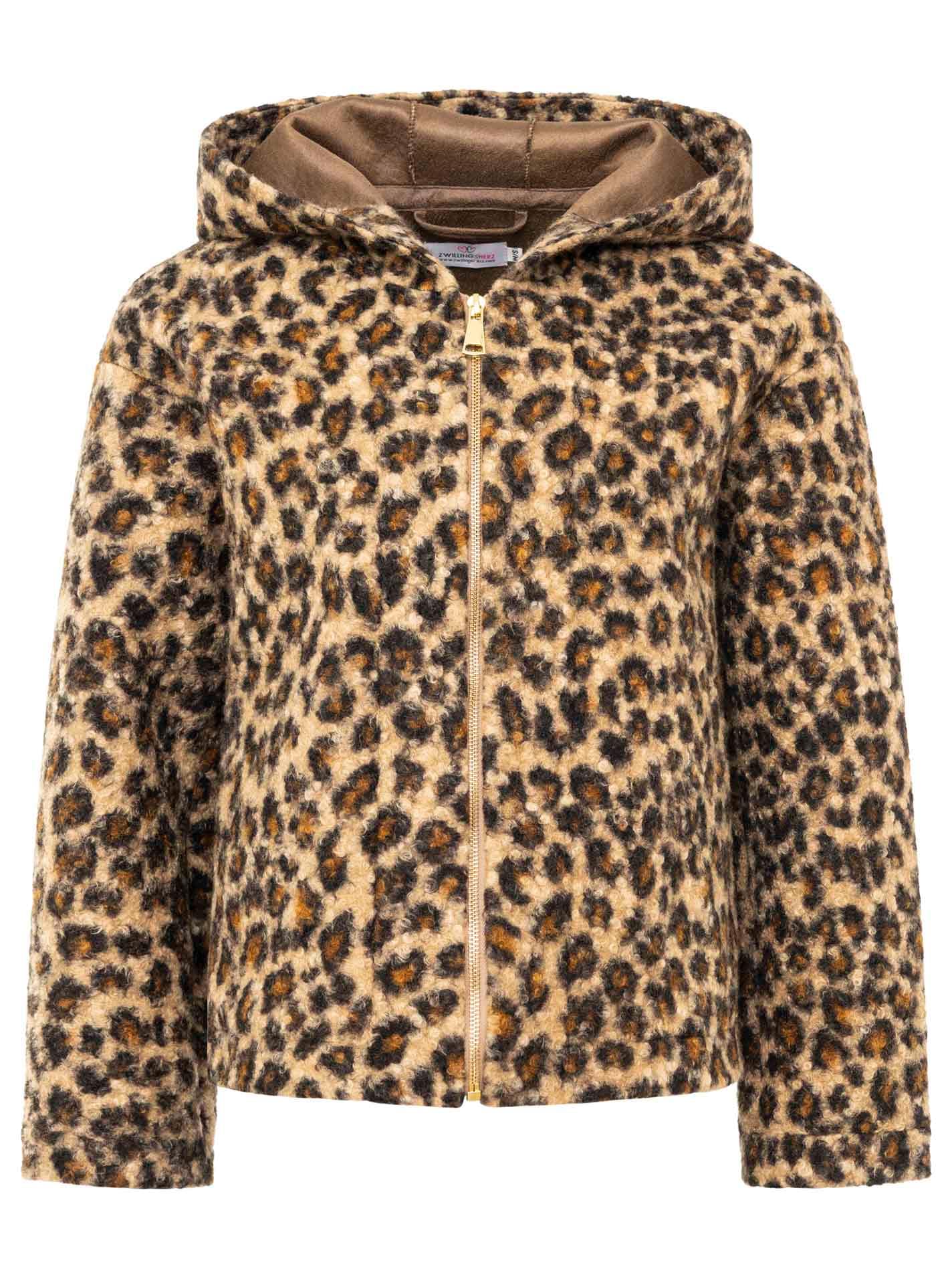 Zwillingsherz Veste courte »"Fur"« Kapuze, Reissverschluss, Seitliche Taschen