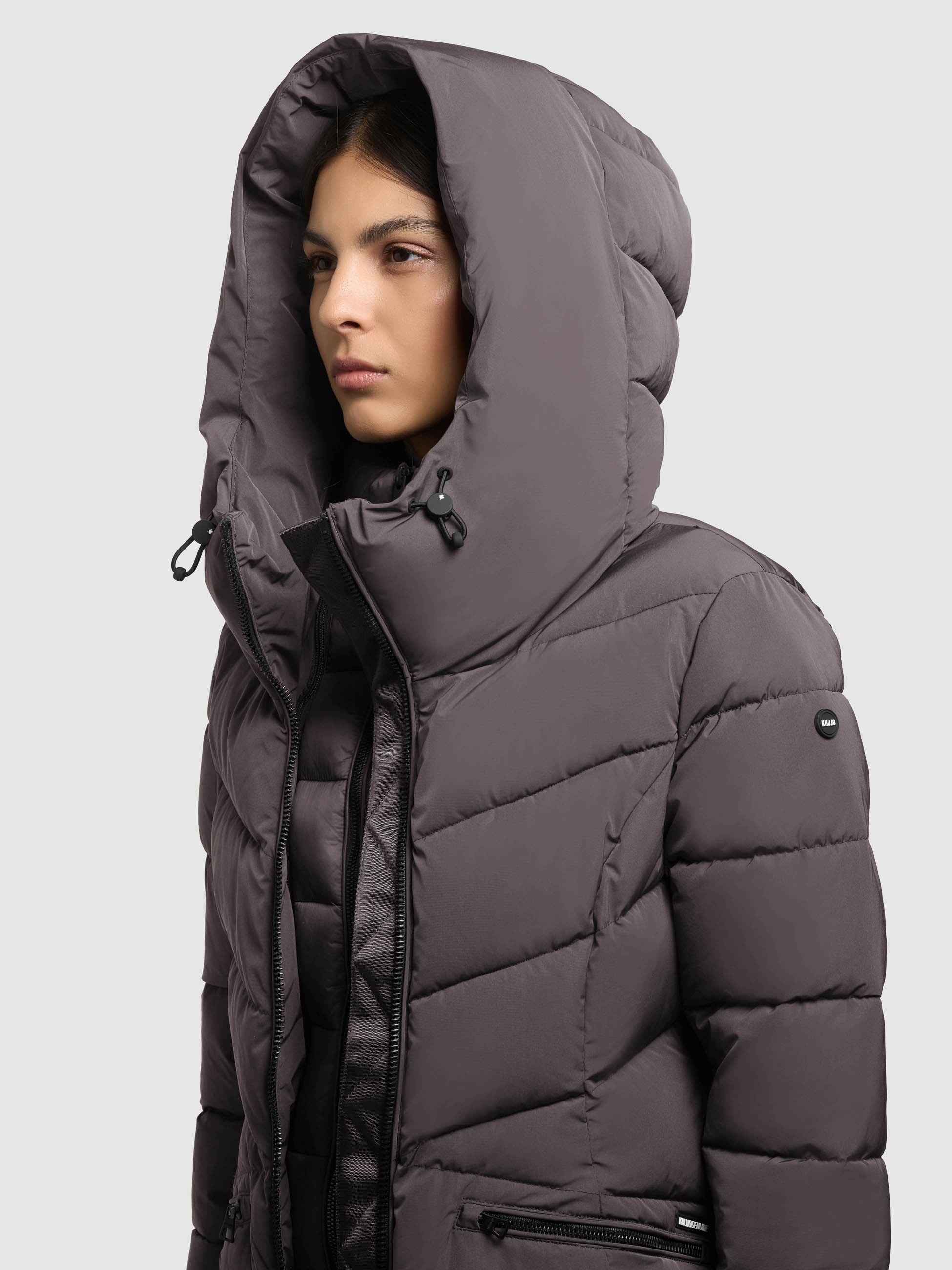 khujo Steppjacke »HERSCH2« mit Kapuze mit Wiener Naht