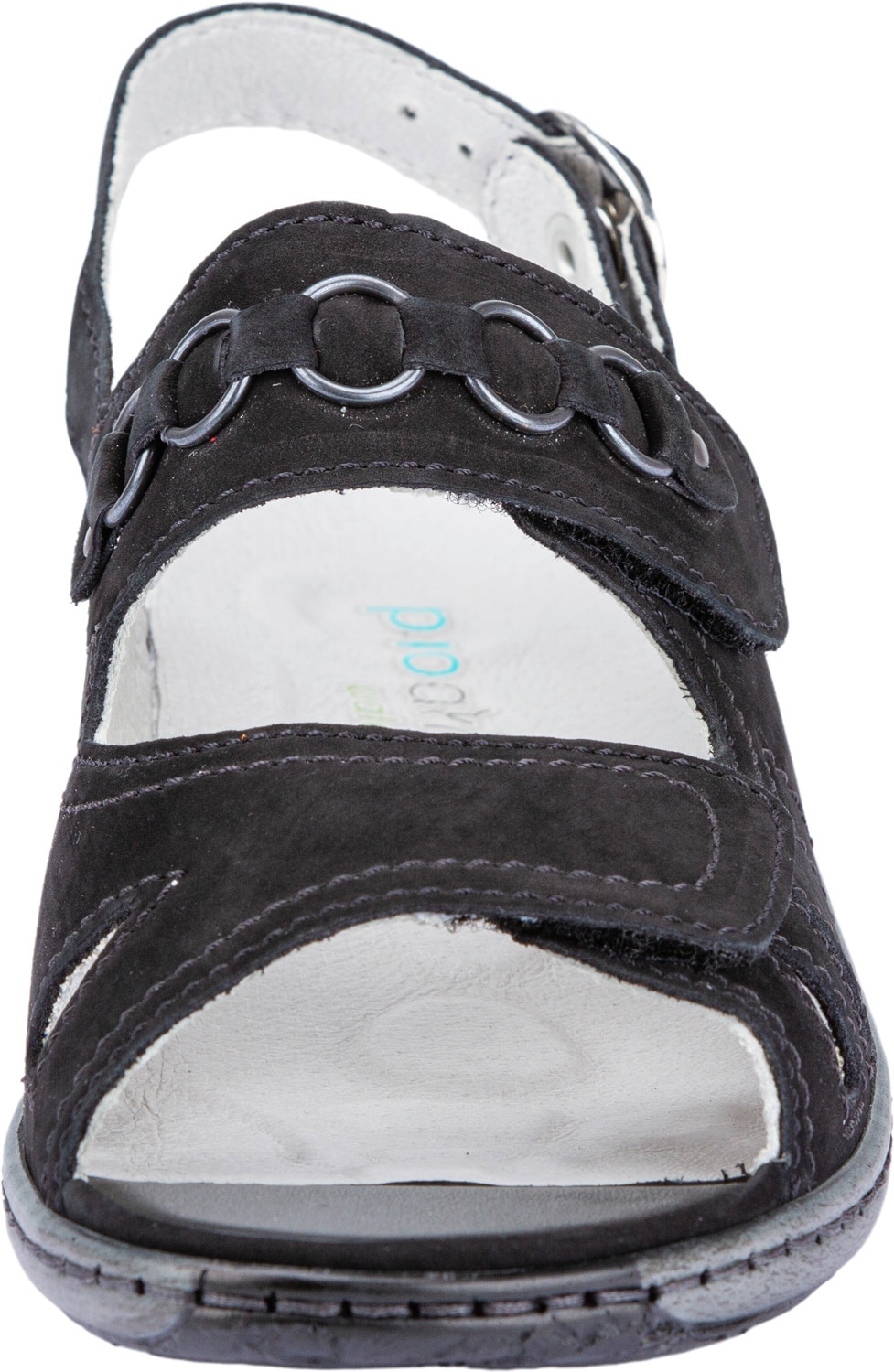 Waldläufer Riemchensandale »GARDA«  , Sommerschuh, Sandalette, Keilabsatz, mit Druckknopf, G-Weite