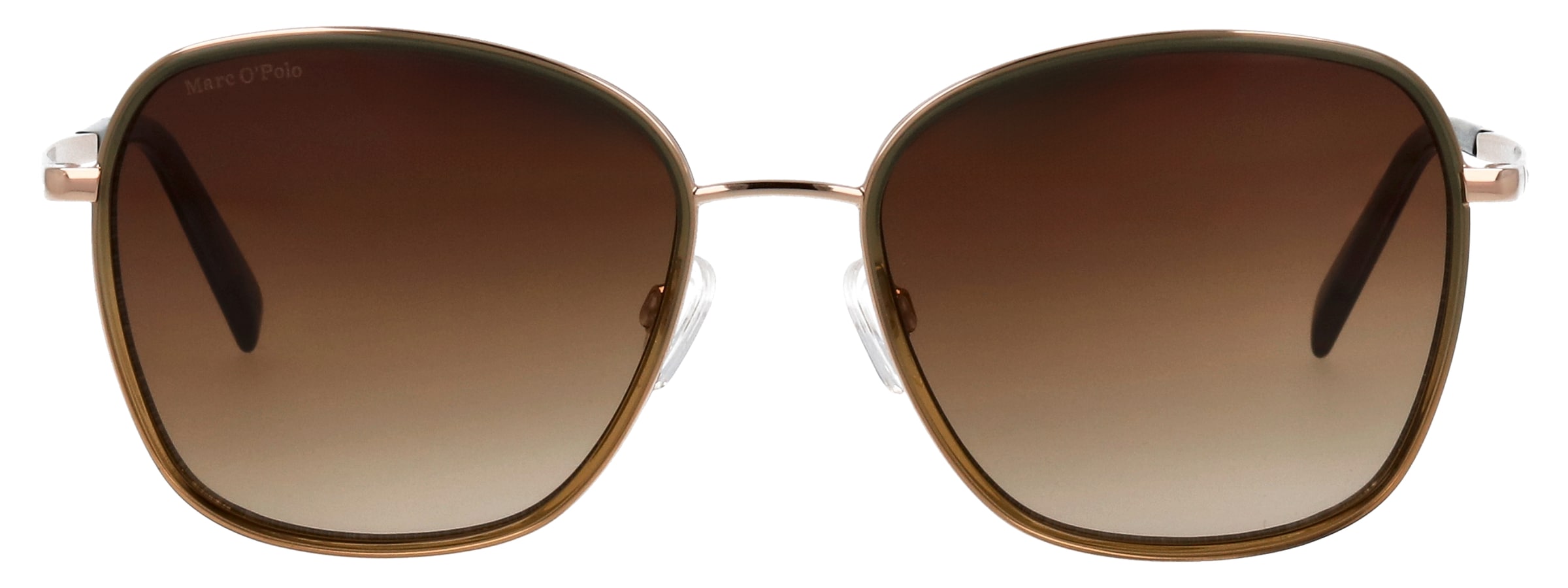 Marc O'Polo Lunettes de soleil »Modell 508000« Forme Butterfly, inscription logo sur branche, monture combinée
