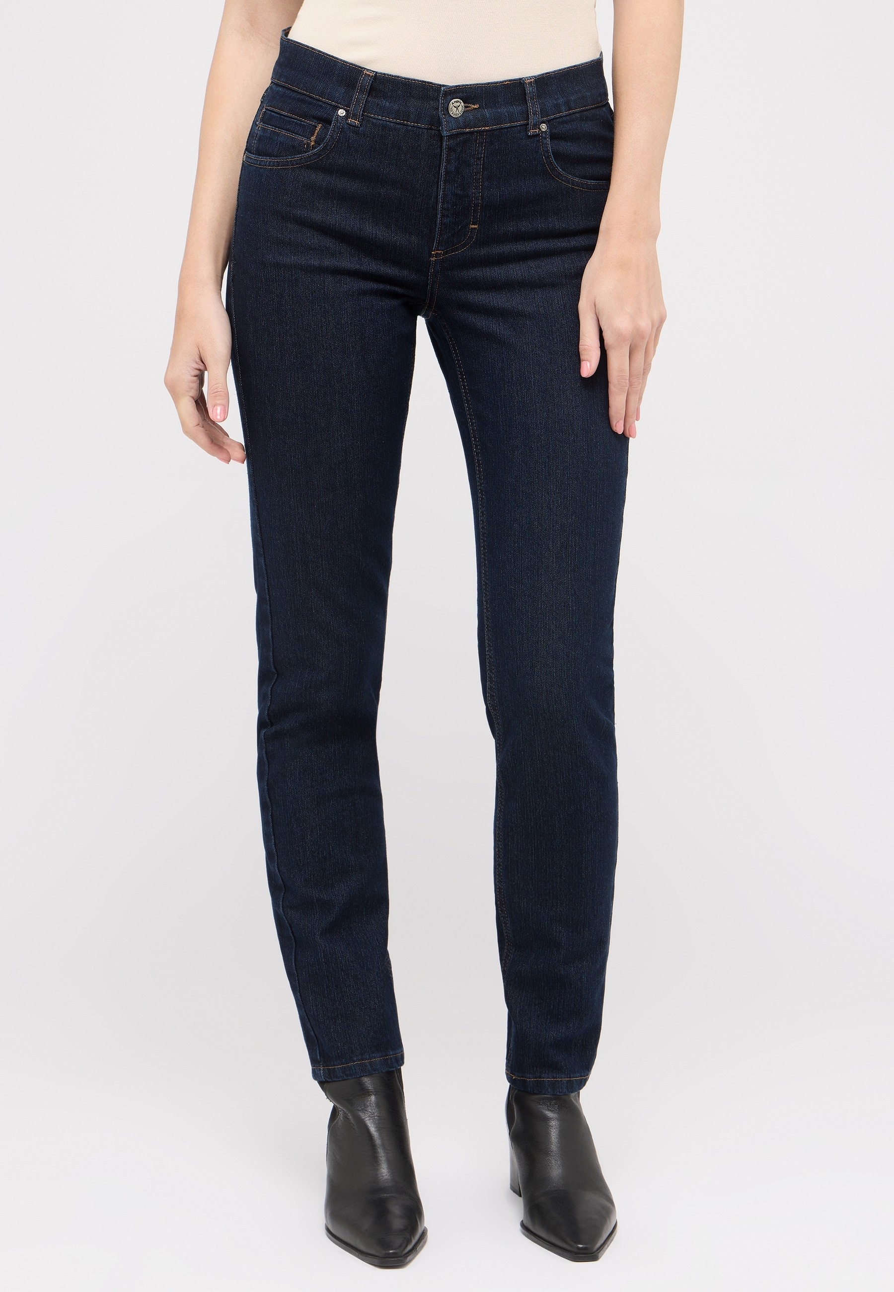 ANGELS 5-Pocket-Jeans »CICI« aus sportivem Denim