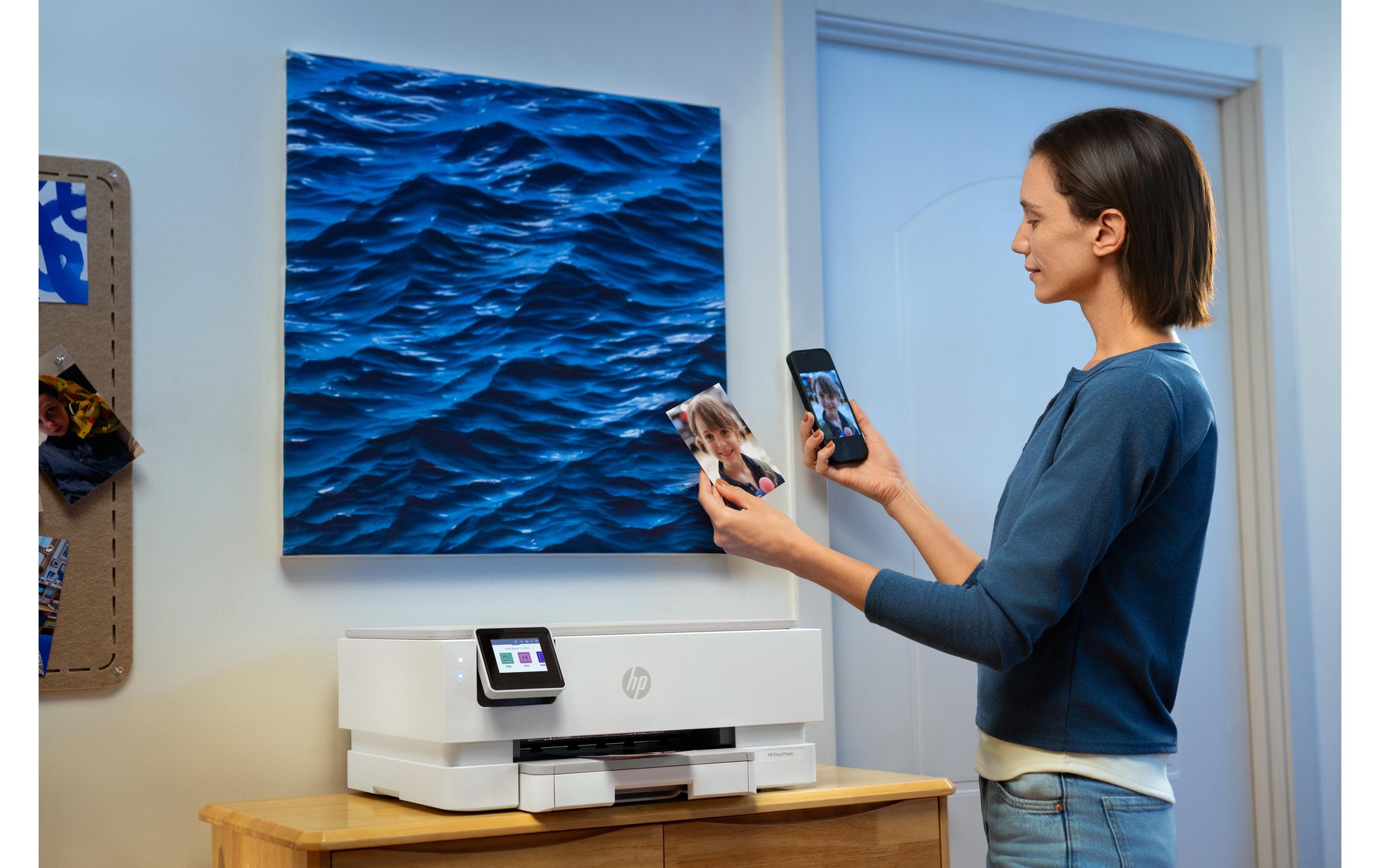 HP Imprimante multifonctions »Envy Photo 7230 (B63JVB)« 6 mois d'essai HP Instant Ink offerts jusqu'au 31.07.2026