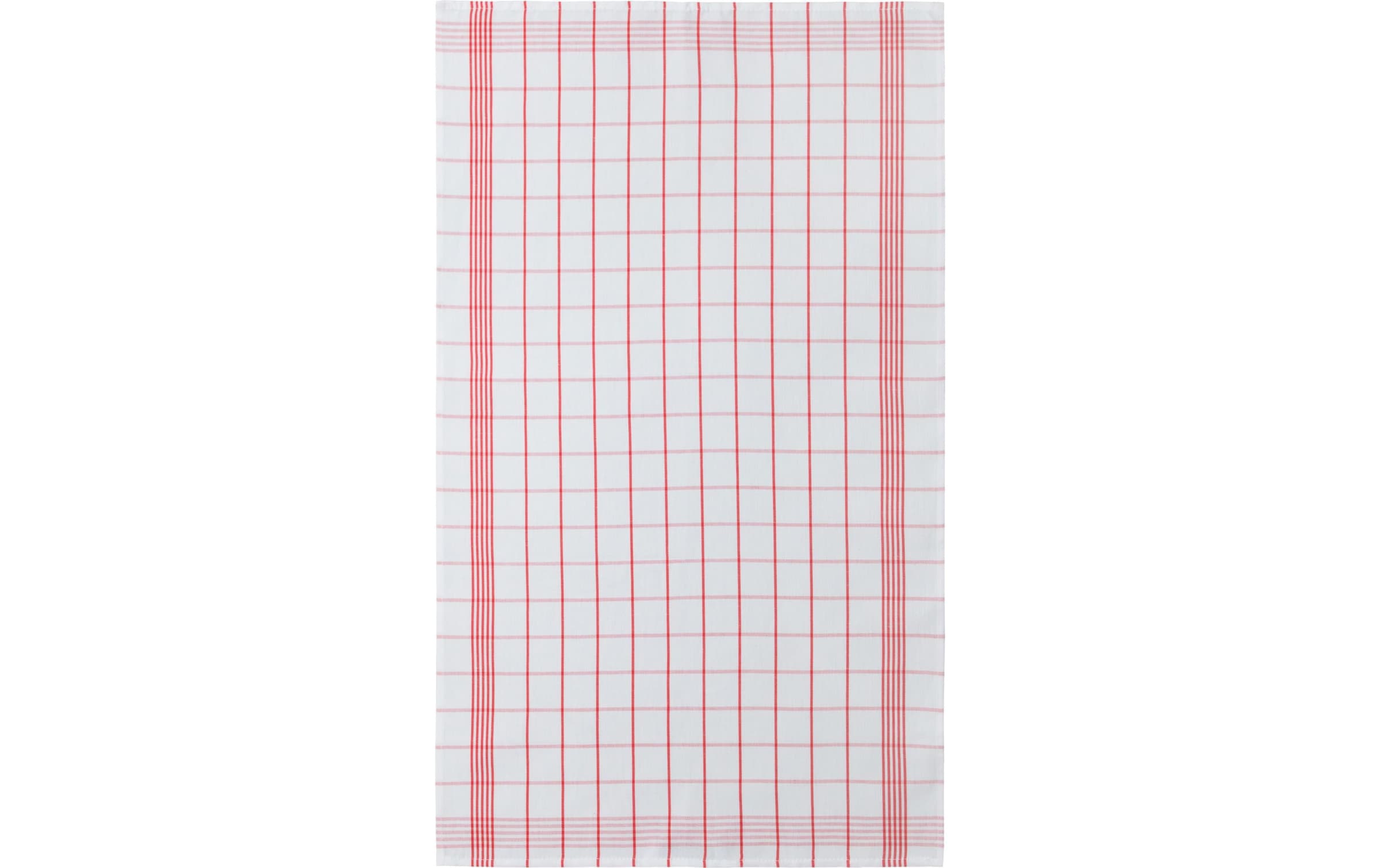 HOME FASHION Geschirrtuch »Home Fashion Geschirrtuch Küchentuch Halbleinen tomate Rot/Weiss«