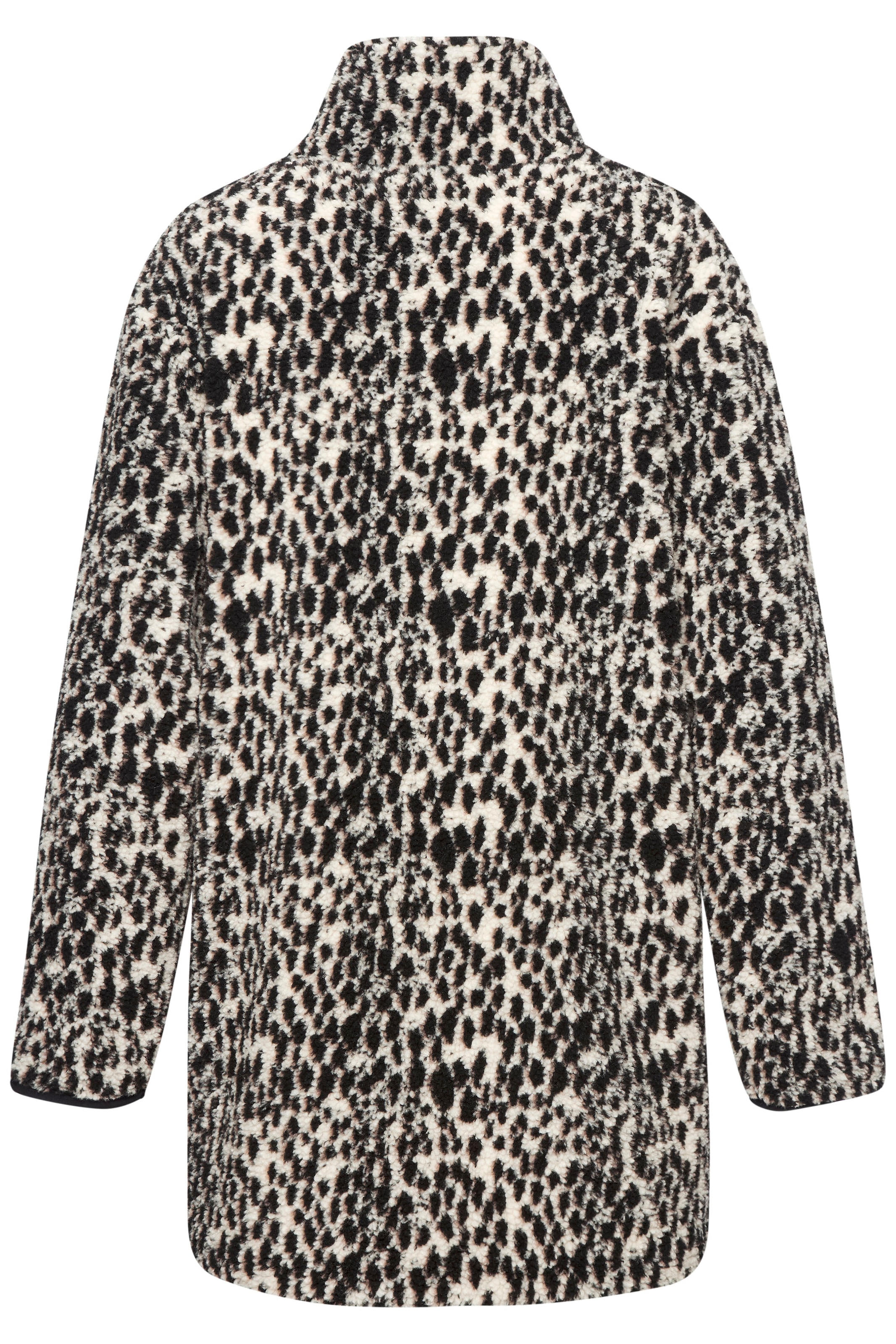 LASCANA Fleecejacke im Leomuster in weicher Fleece-Qualität