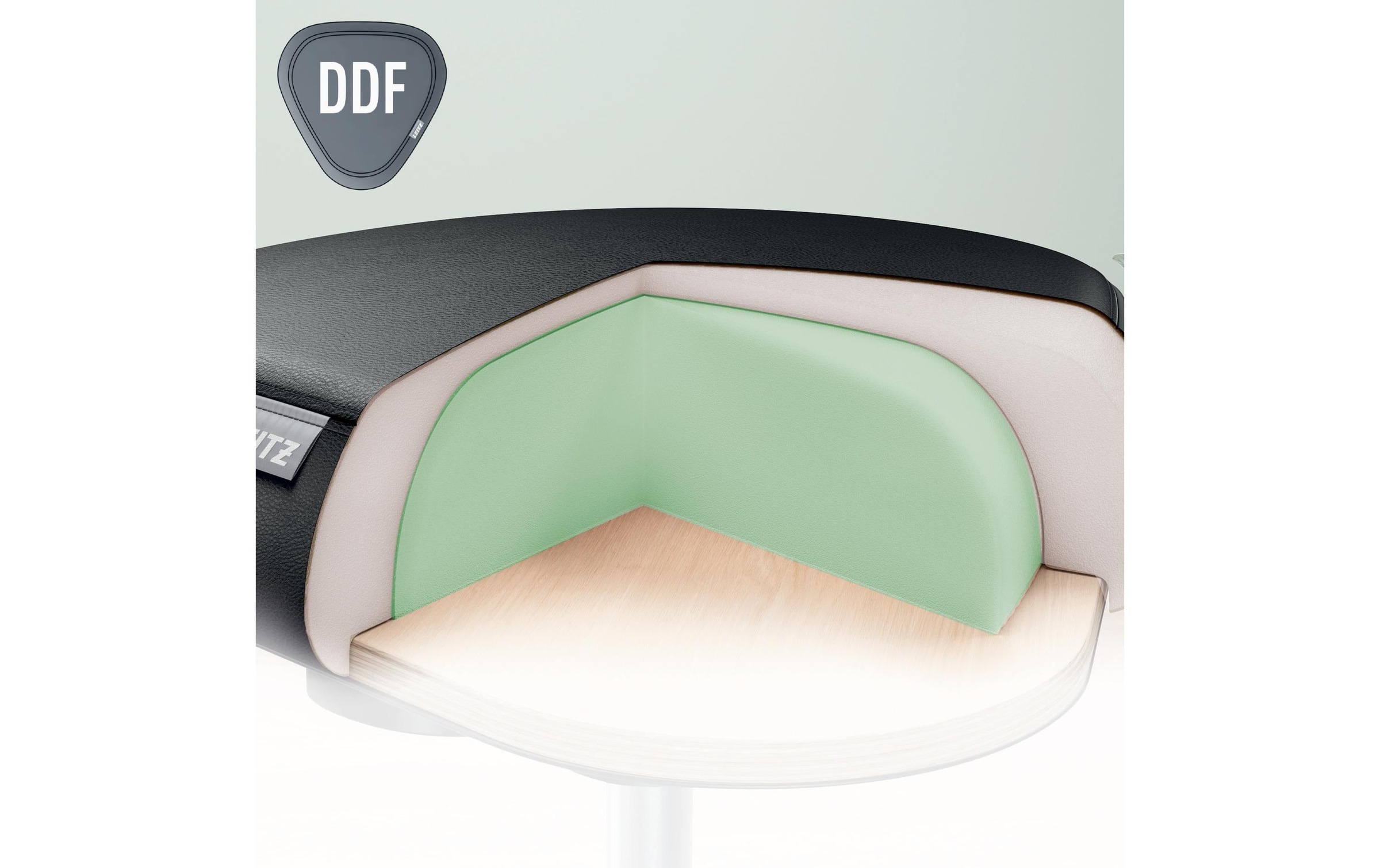 LEITZ Arbeitshocker »Ergonomischer mit Rollen«