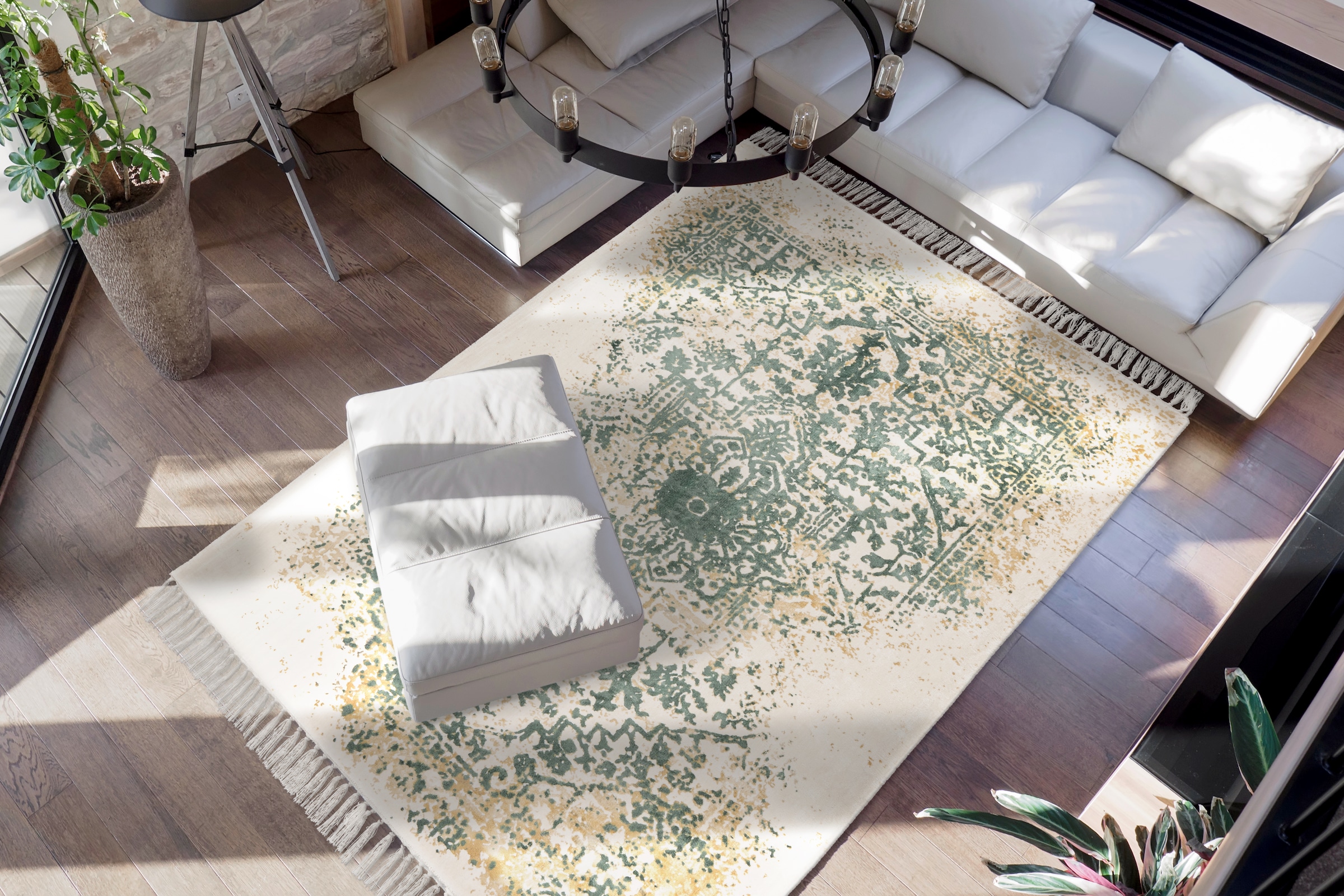 Padiro Tapis »Dolce Vita 425« Rectangulaire 10 mm Höhe Trendige Verwaschung, Oriental-Design