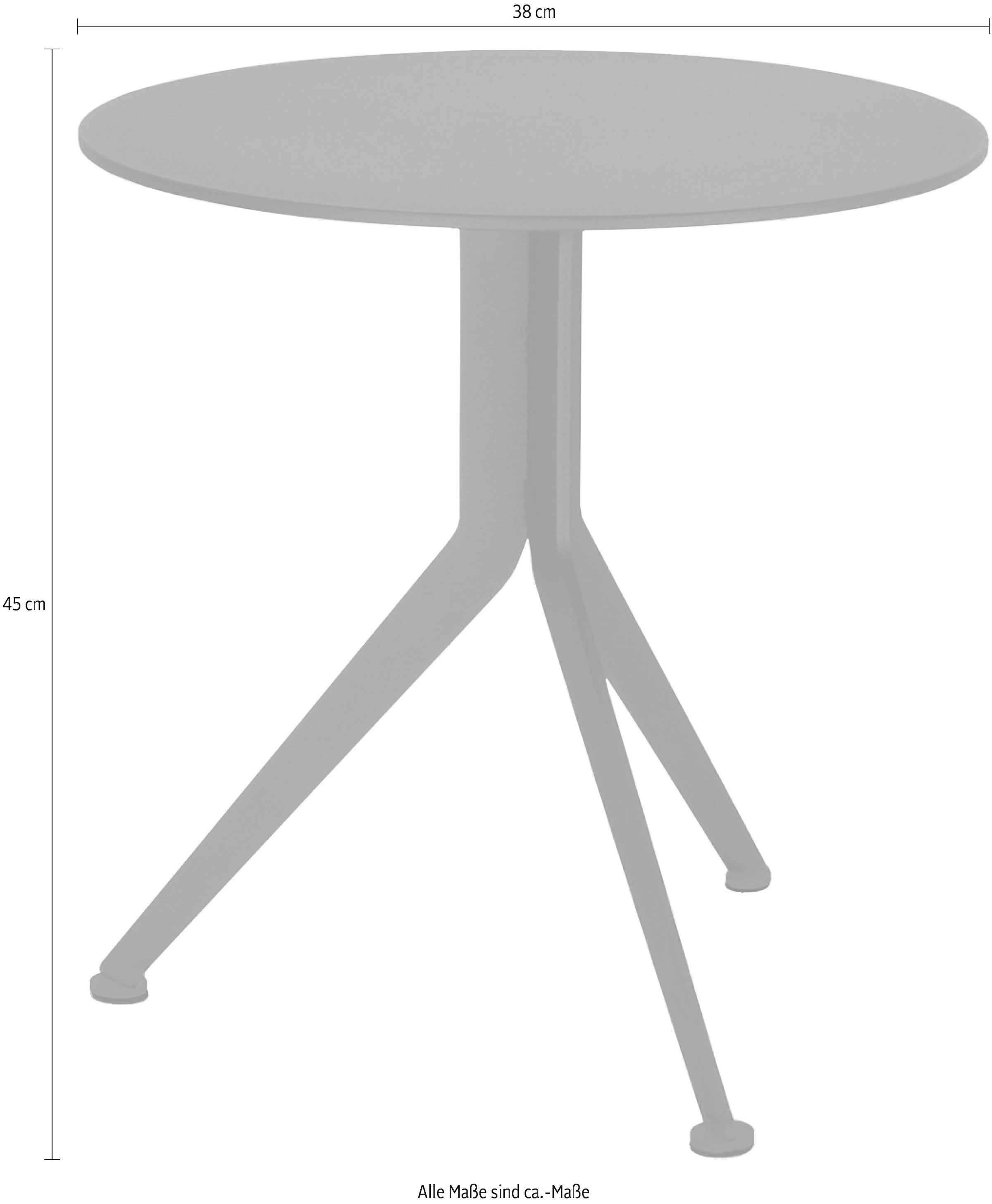 Spinder Design Beistelltisch »DALEY LOW« Beistelltisch aus Stahl