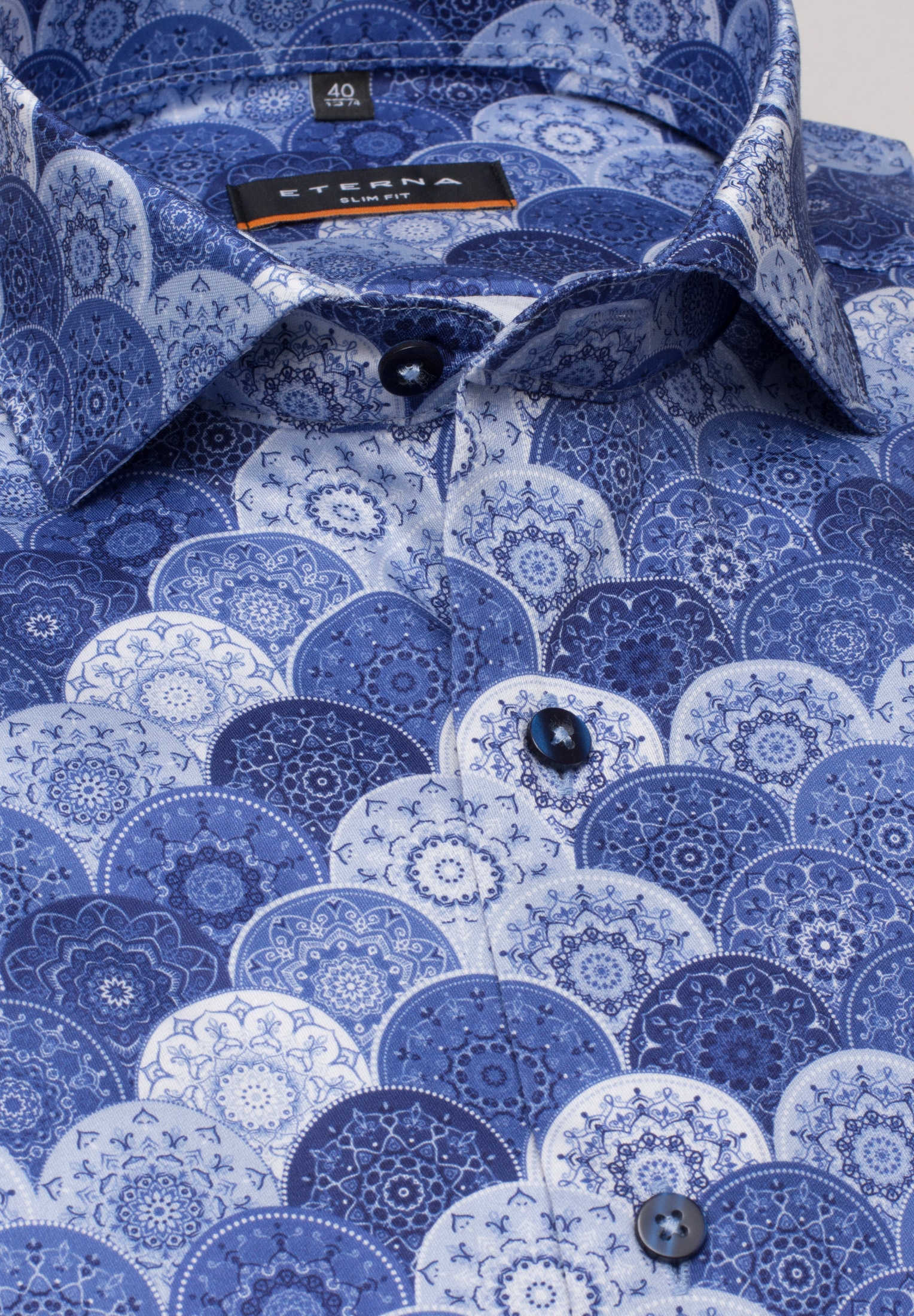 Eterna Langarmhemd »SLIM FIT« NON IRON (bügelfrei)