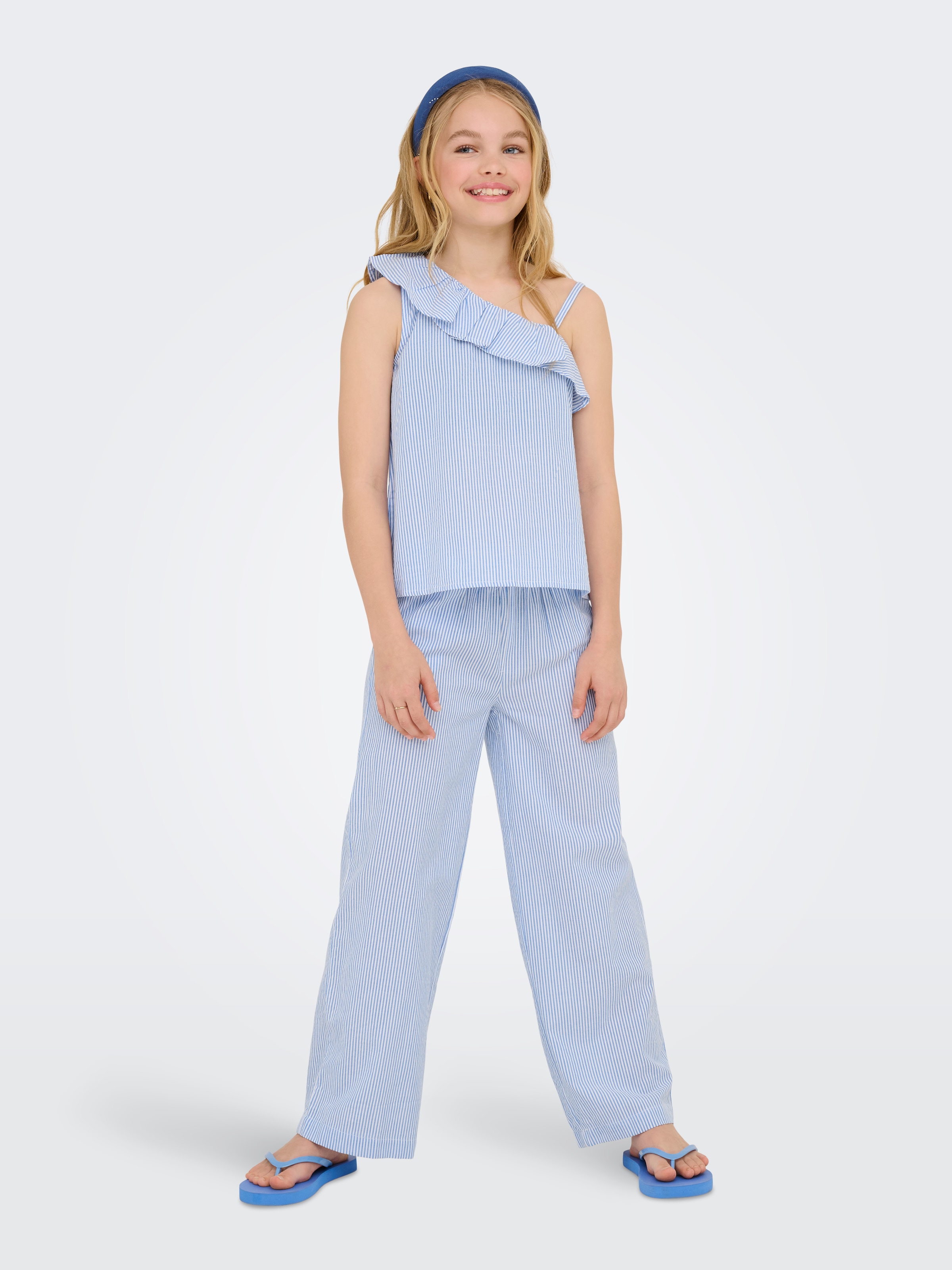 KIDS ONLY Pantalon lounge »KOGSMILLA LIFE STRIPE PANT WVN NOOS«