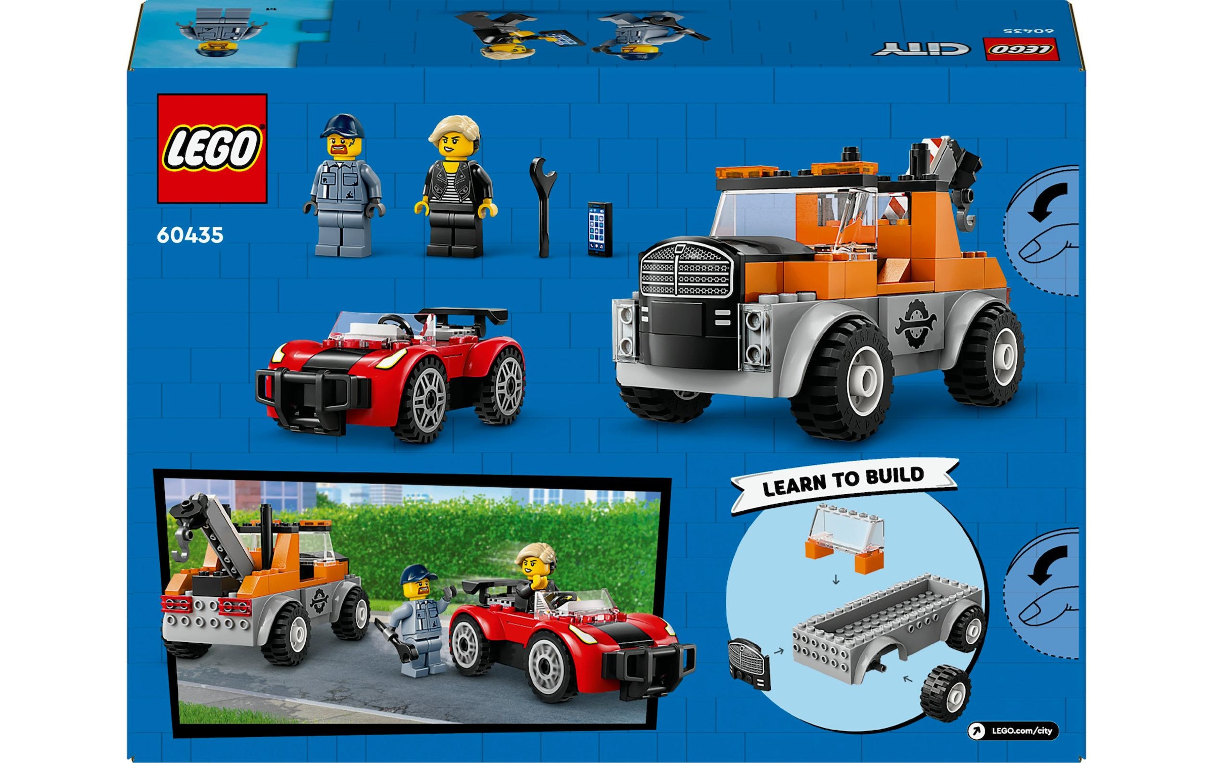 LEGO® Spielbausteine »City Abschleppwagen mit Sportauto 60435«