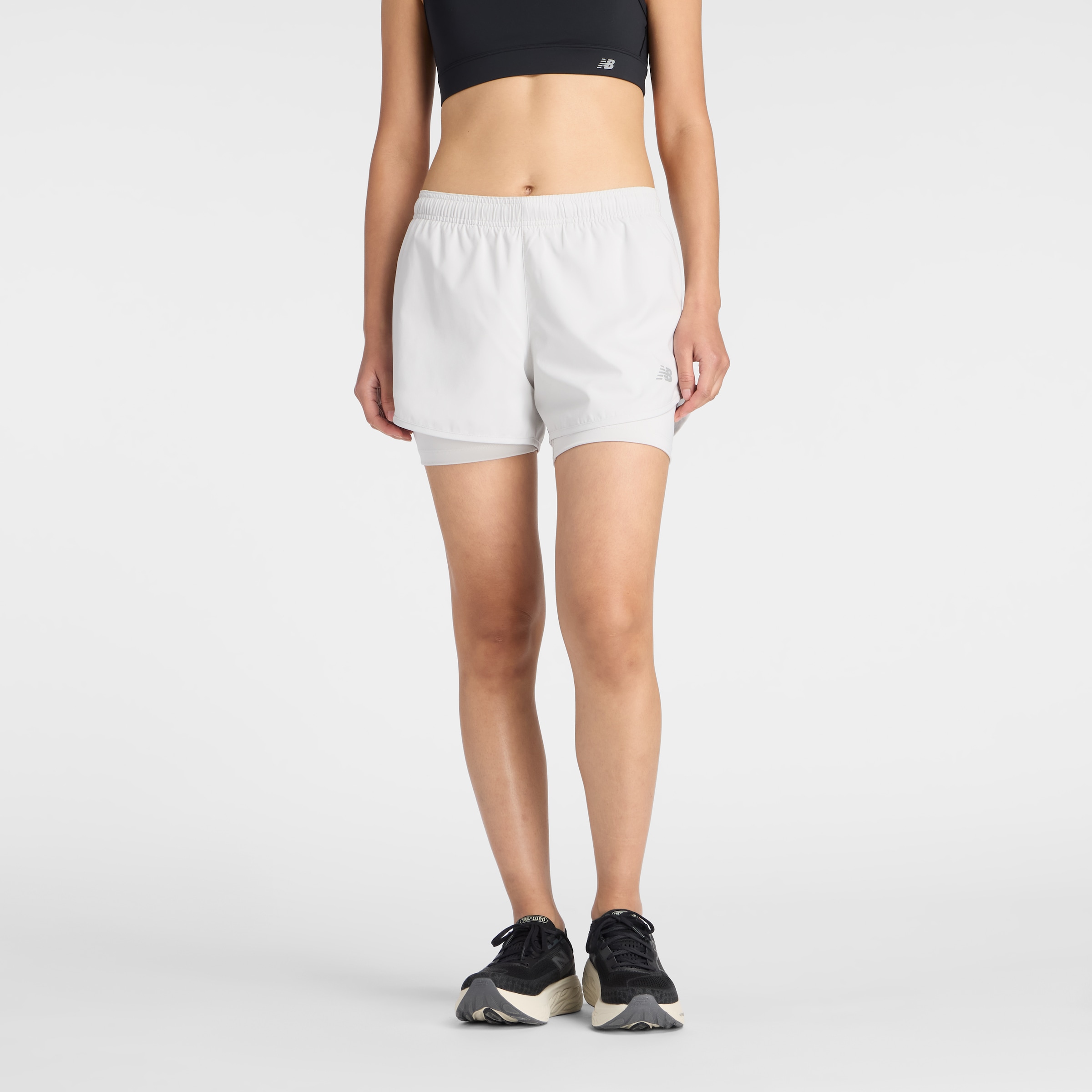 New Balance Laufshorts »SPORT ESSENTIAL 2-IN-1 SHORT 3«  2-in-1-Konstruktion, mit integrierter Innenhose, für Laufen