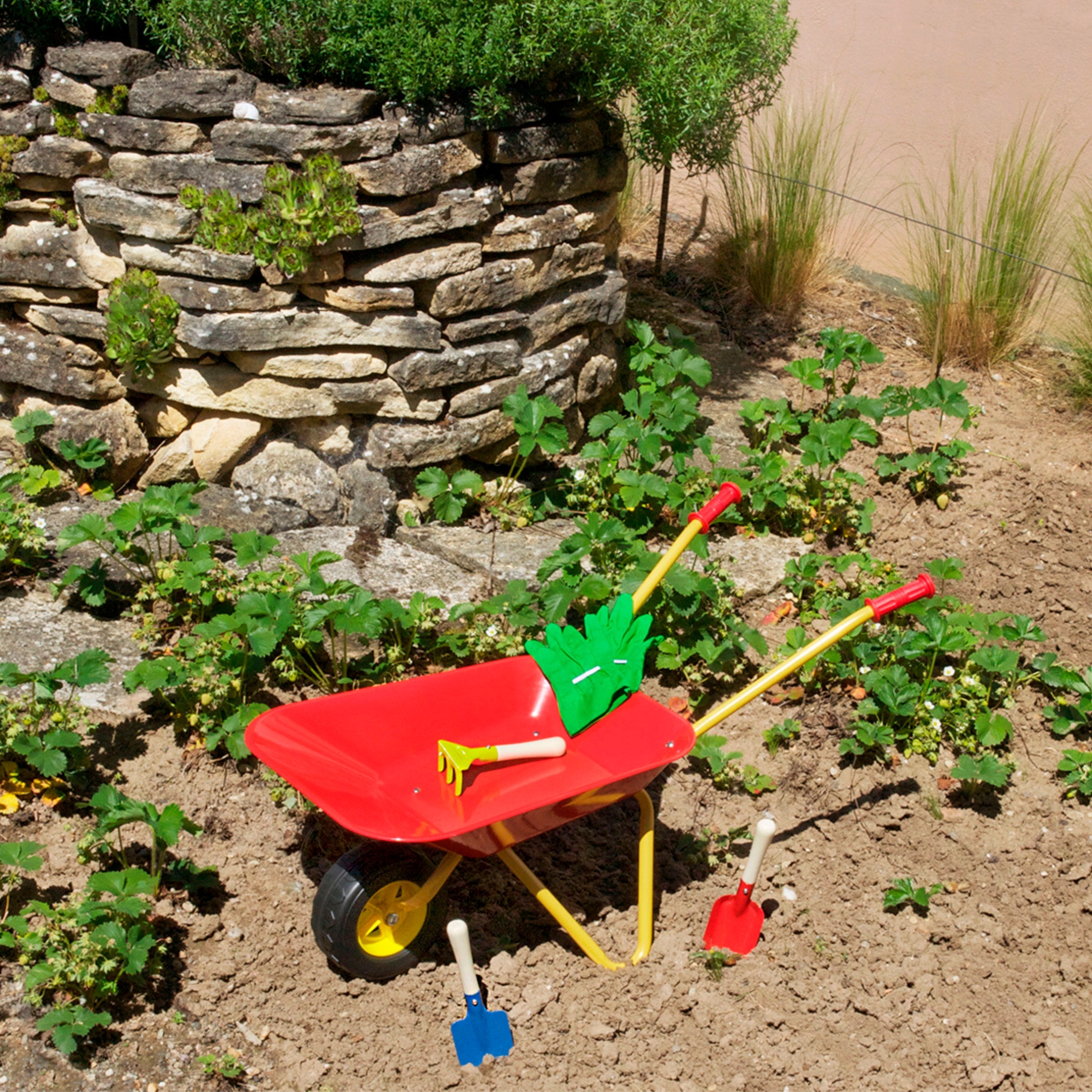 Klein Brouette »Metallschubkarre mit Zubehör« für Kinder, aus Metall