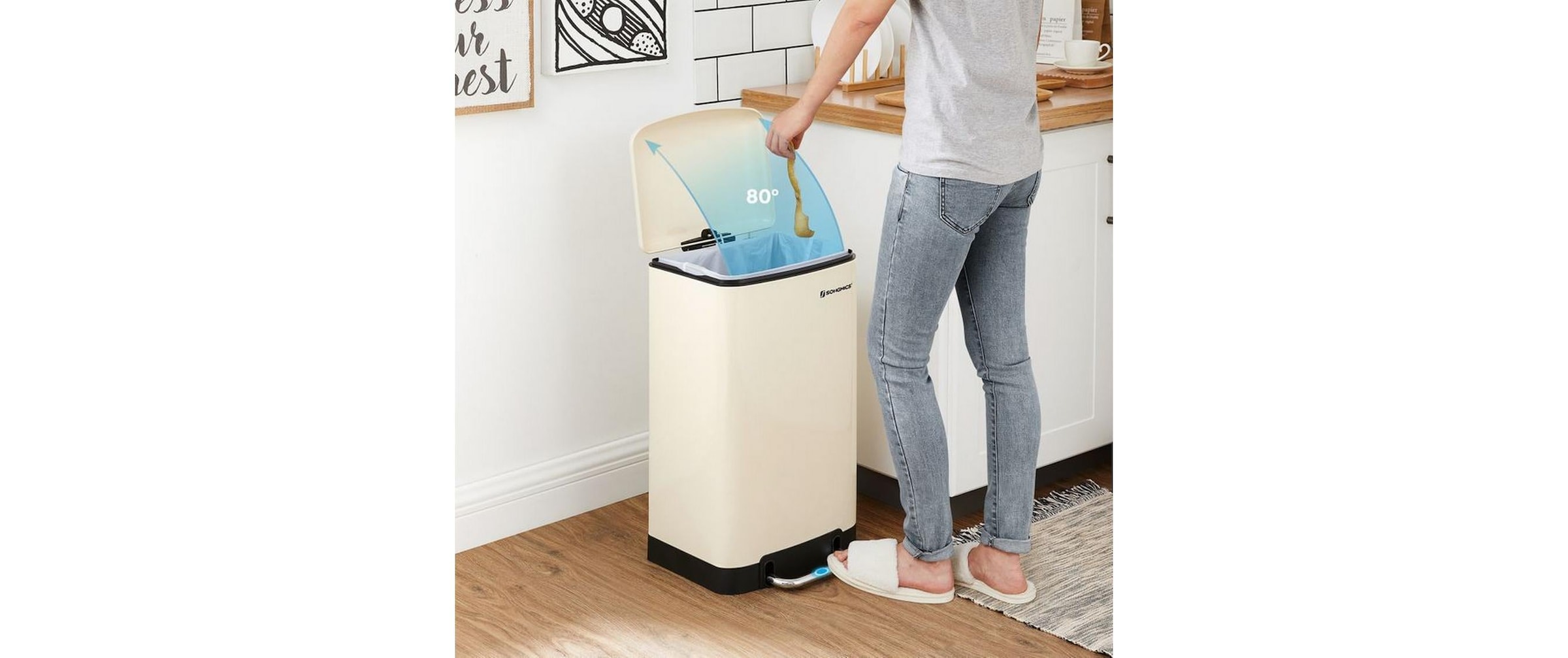 SONGMICS Poubelle »mit Inneneimer 30 l« 1 Behälter