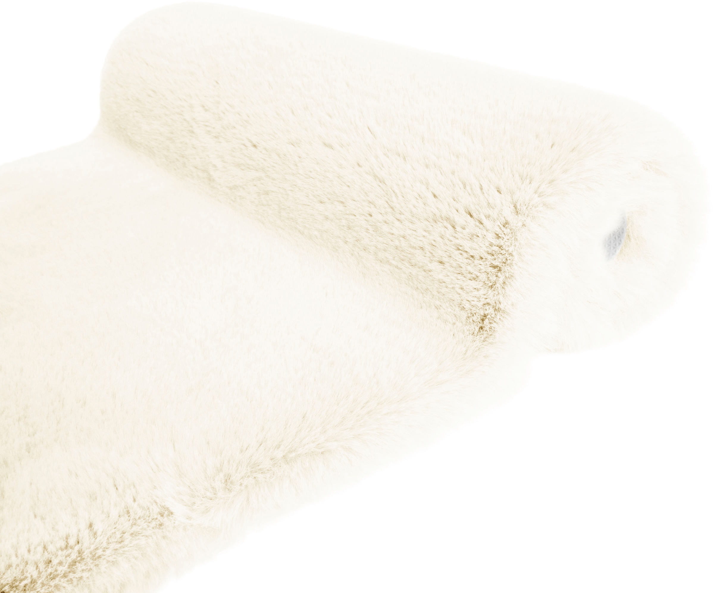GOODproduct Tapis de bain »Rabbit Badematten, Badvorleger, Badezimmer Teppich« Höhe 30 mm Kaninchenfell-Haptik, Badteppich, rechteckig, rund & als 3-tlg. Set