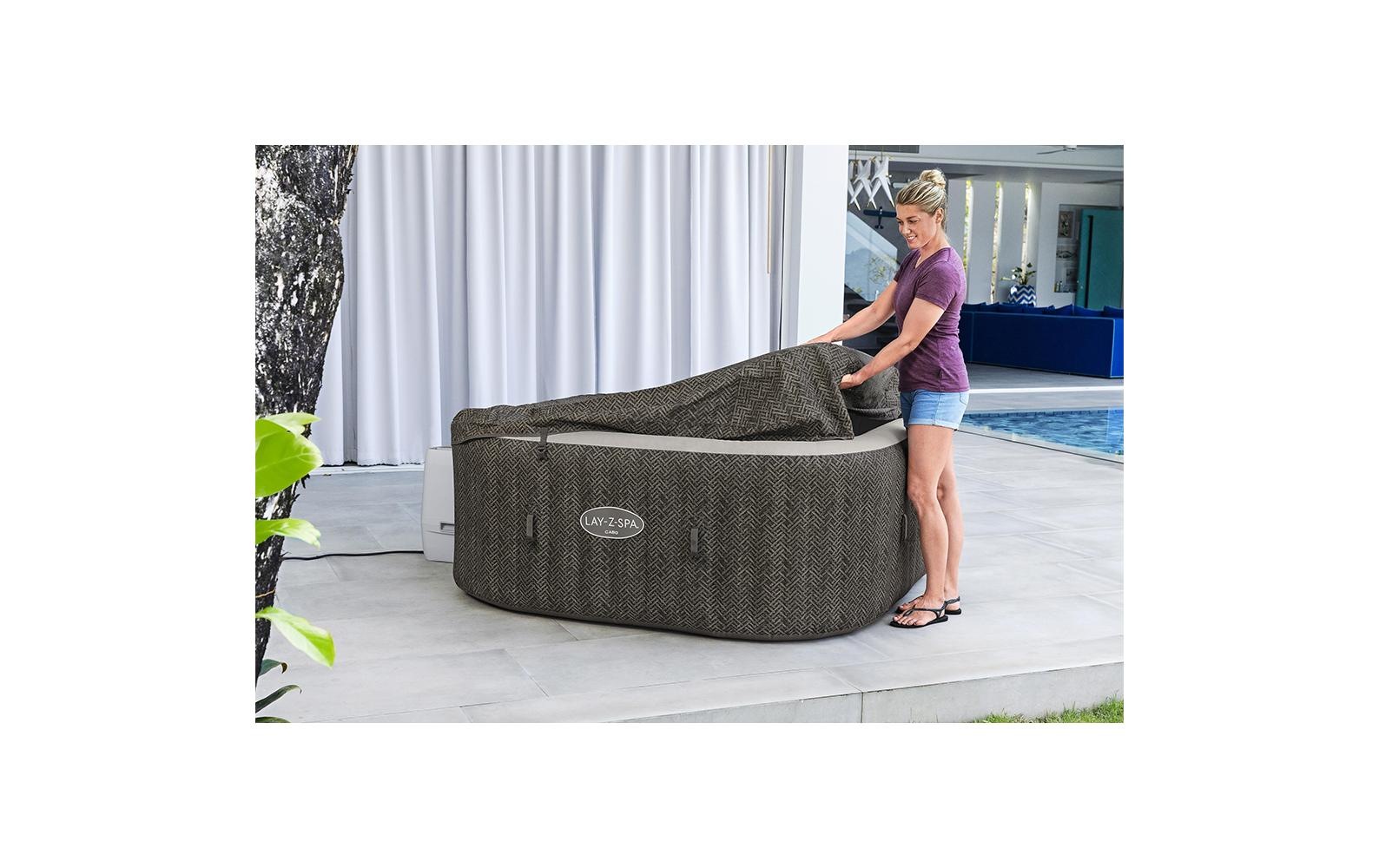 Bestway Whirlpool »Cabo HydroJet« Energieeffizienter Whirlpool mit App-Steuerung für sechs Personen