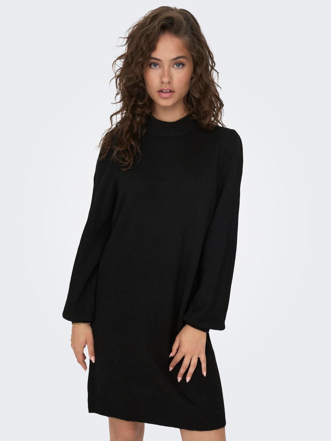 JDY Strickkleid »JDYRUE LIFE L/S HIGH NECK DRESS KNT NOOS«