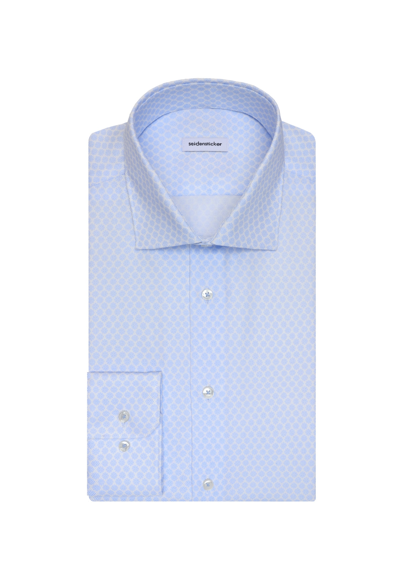 seidensticker Businesshemd »Schwarze Rose« Slim 1/1 Kentkragen Druck