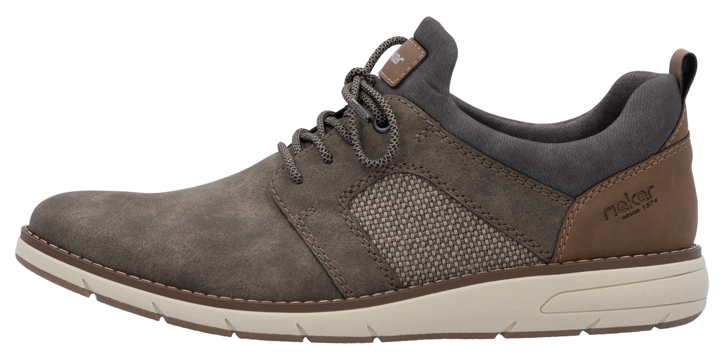 Rieker Slip-On Sneaker  Slipper, Freizeitschuh, Halbschuh mit modischer Laufsohle