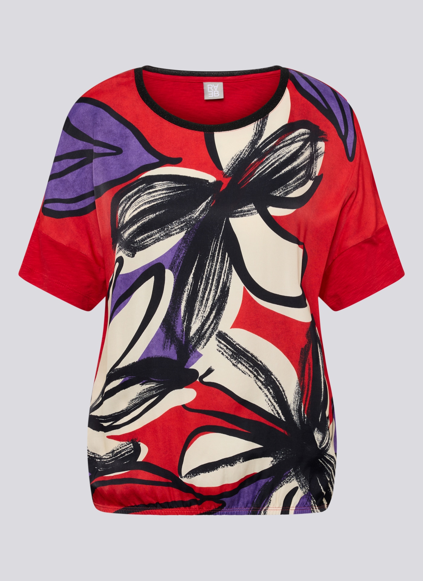Rabe T-Shirt mit Flower Print