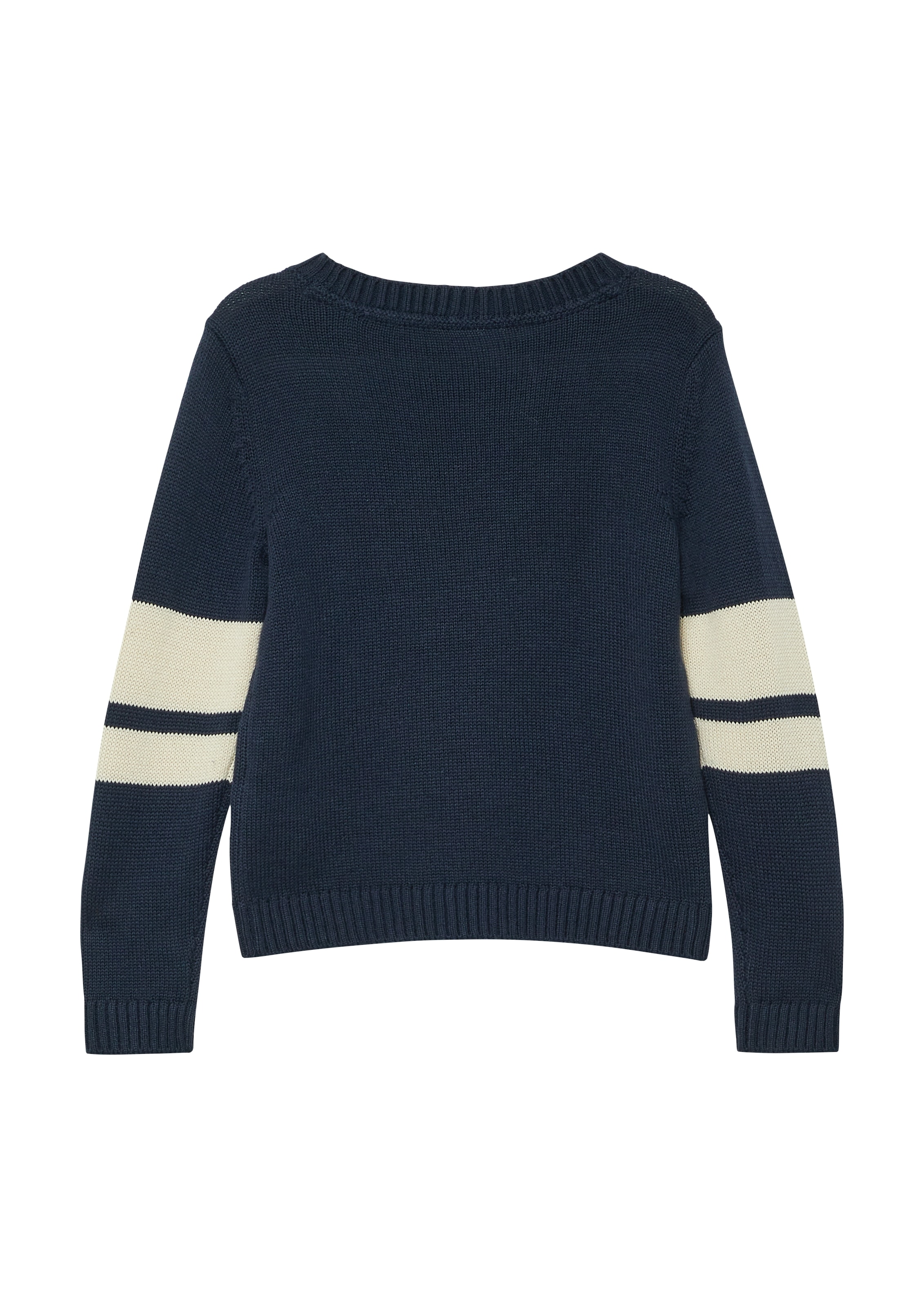 s.Oliver Junior Pull en tricot mit Kontraststreifen und Plüsch-Intarsien, for boys