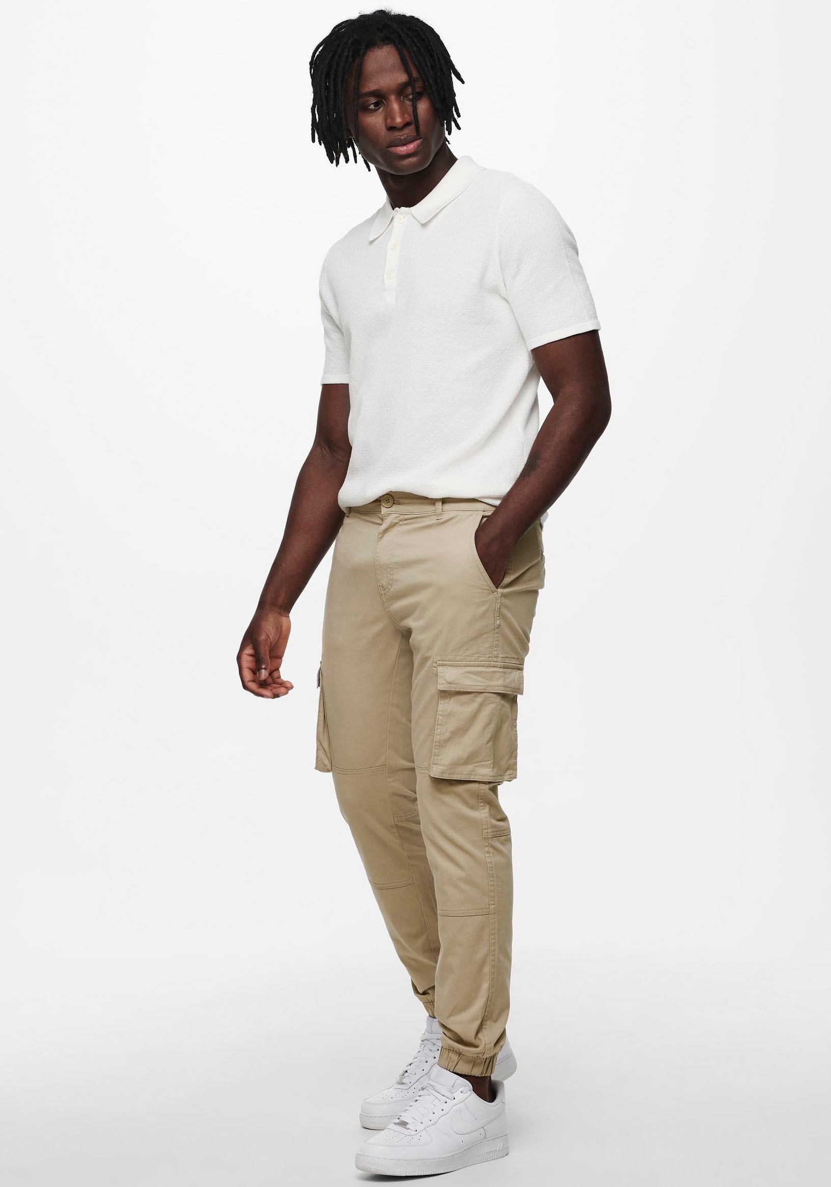 ONLY & SONS Pantalon cargo »ONSCAM STAGE CARGO CUFF LIFE 6687 NOOS«