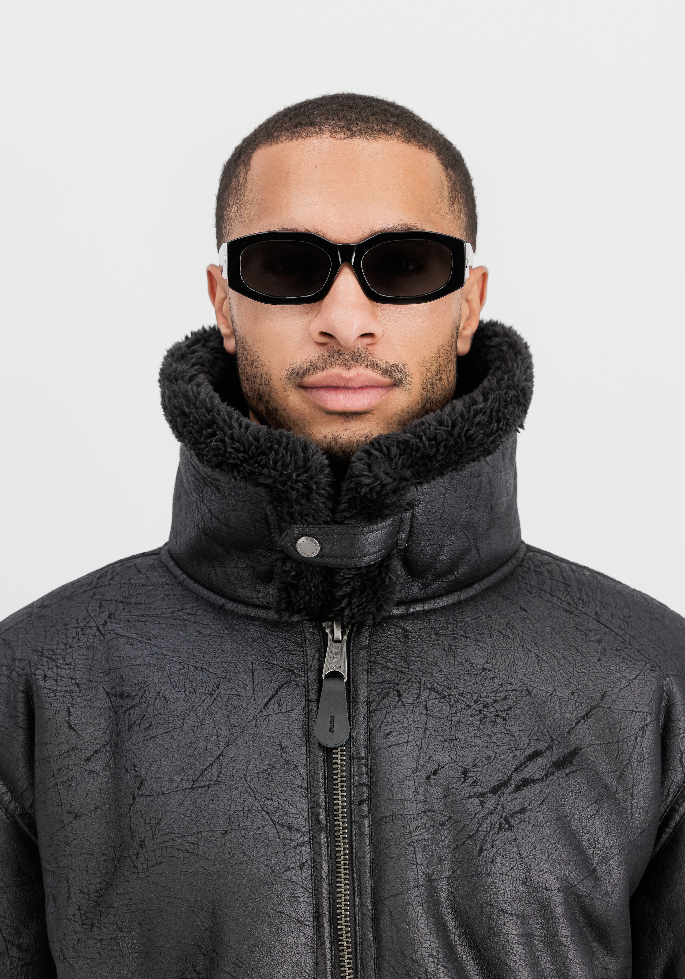 Alpha Industries Lederimitatjacke »B-3 Faux Leather« Kunstfaser, regular fit