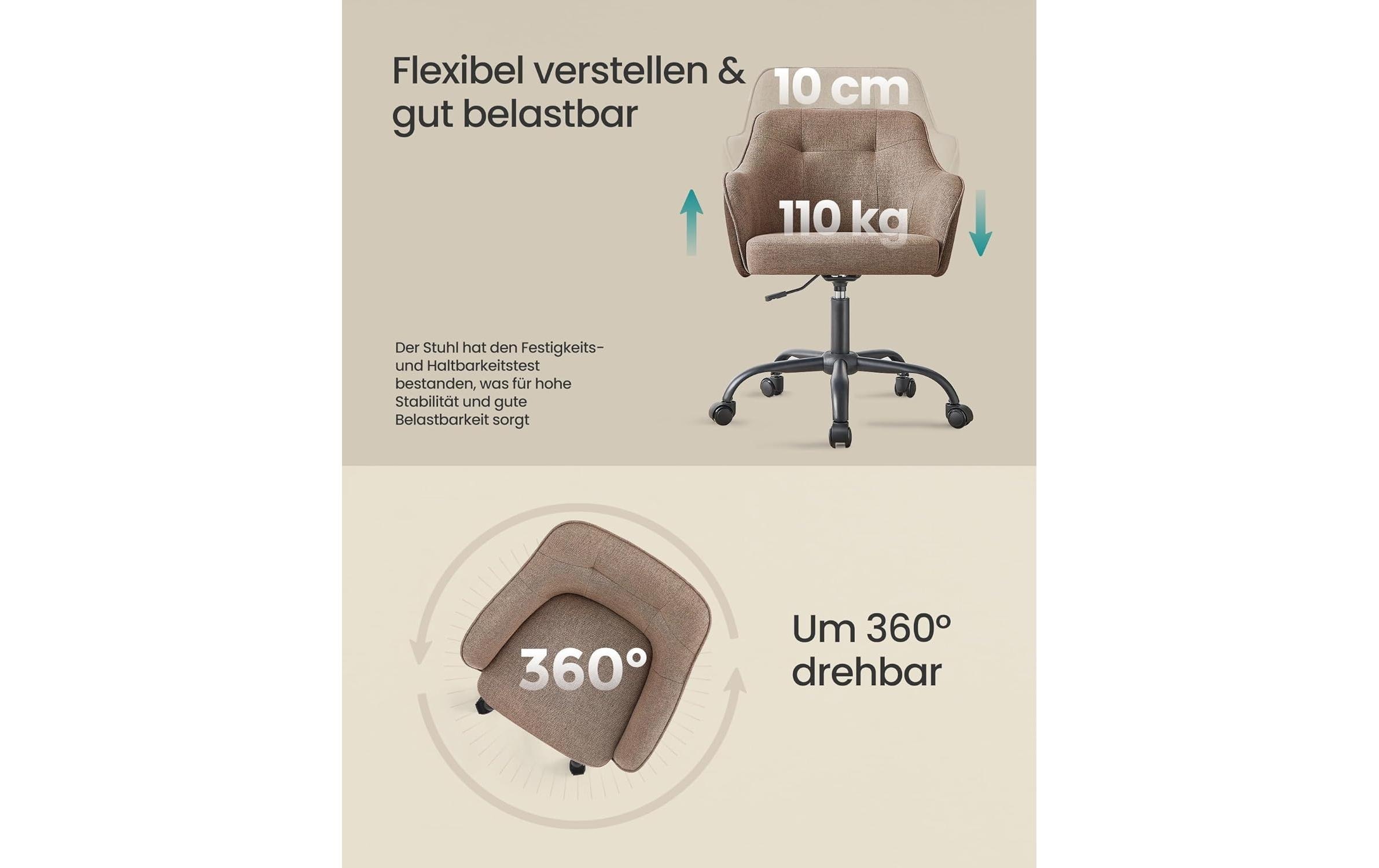 SONGMICS Bürostuhl »mit Fusskreuz« ()