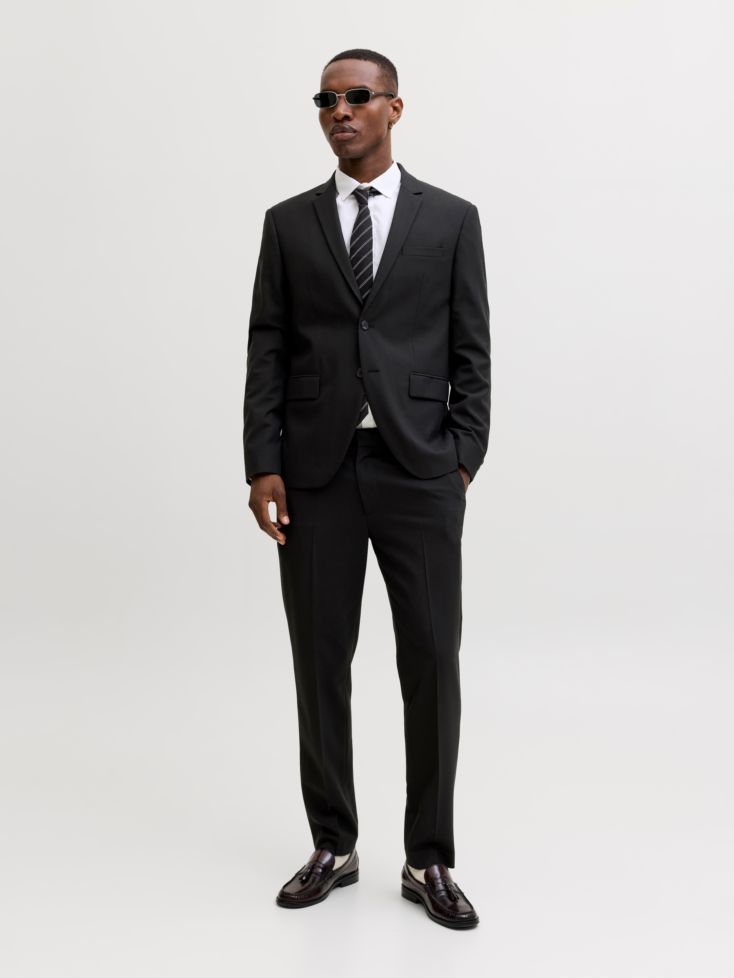 Jack & Jones Veste »JPRBLAMARTIN BLAZER CO01« Mélange de matières, coupe slim