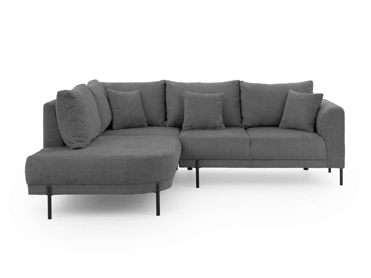 Home affaire Canapé d'angle »NELLIA L-Form mit Ottomane rechts oder links bestellbar, Breite 231 cm« enthält 5 Rückenkissen, angenehmen Sitzkomfort, belastbar bis 480kg