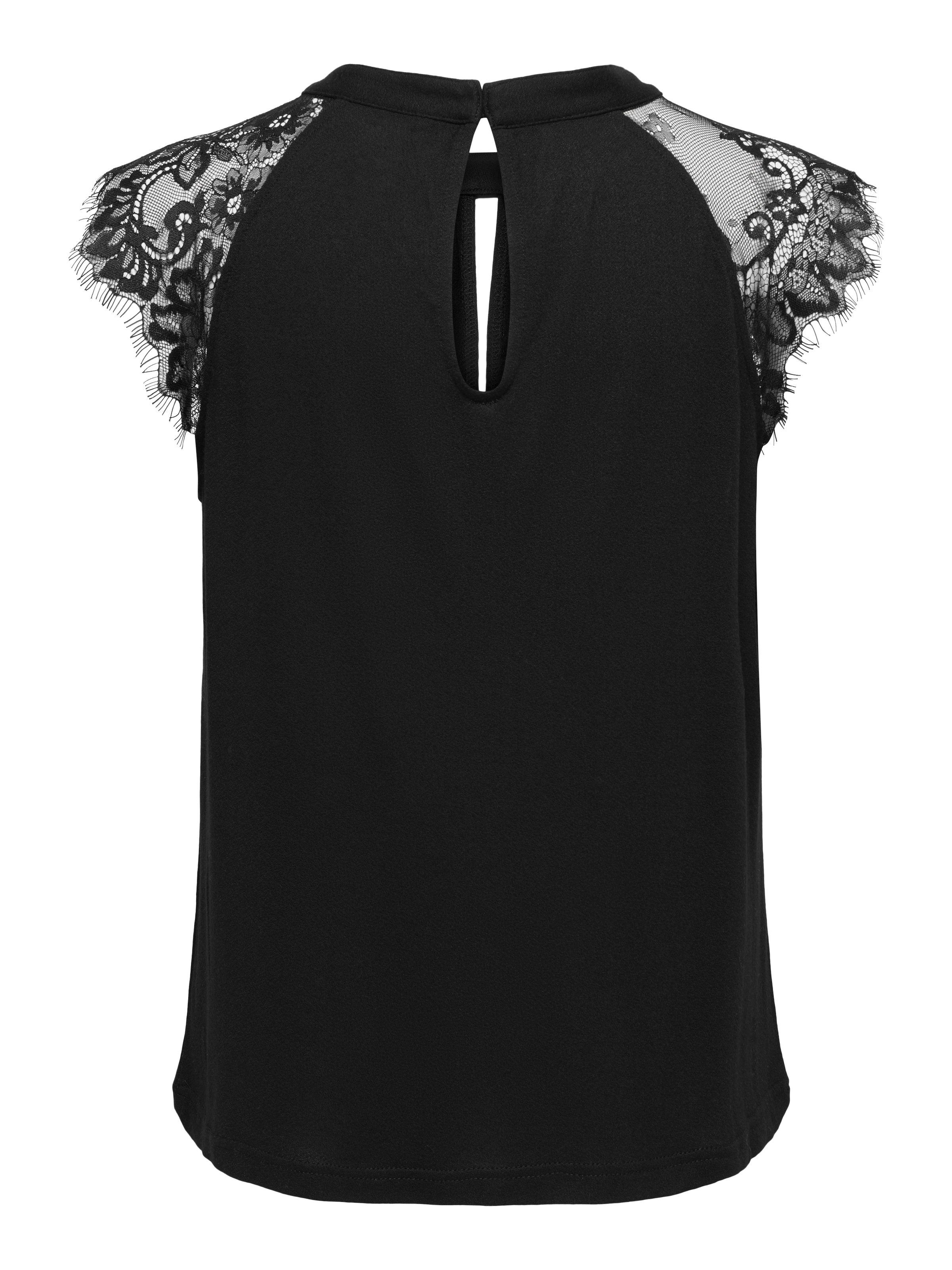 ONLY T-shirt à manches courtes »ONLNICOLA S/S TOP CS JRS« viscose, coupe regular fit, col rond