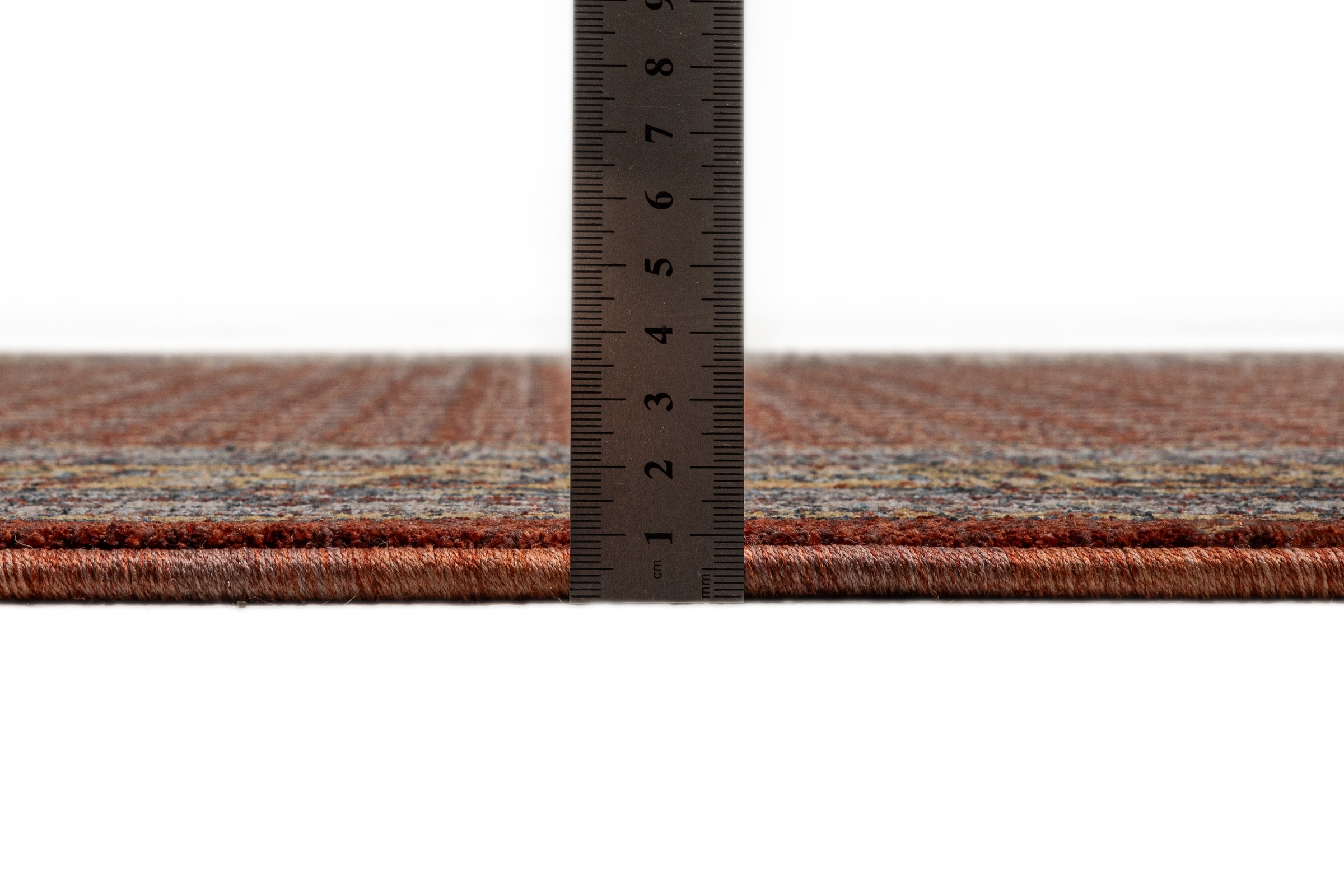 THEKO Teppich »Mir« rechteckig 10 mm Höhe Kurzflor, Orient-Optik, mit Bordüre & Fransen, pflegeleicht