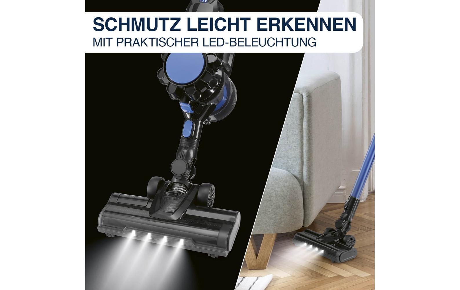 CLEANmaxx Akku-Hand-und Stielstaubsauger »CLEANmaxx Akku-Hand- und Stielsauger Blau/Schwarz«