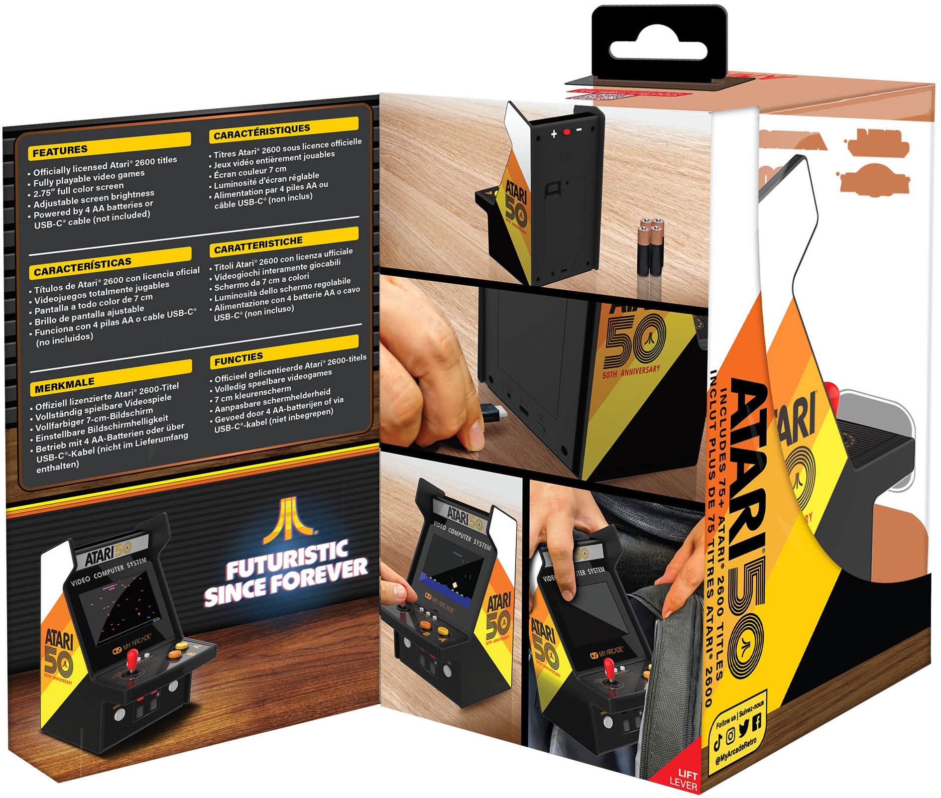 MYARCADE Console rétro »ATARI Micro Player Pro«