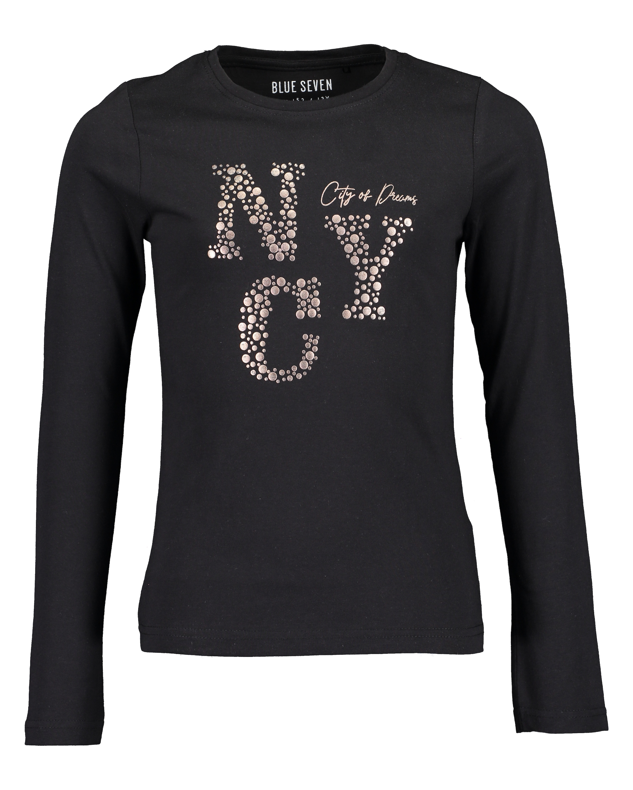 Blue Seven Langarmshirt, 2 Stk. mit coolen Folienprints  im NYC-Design
