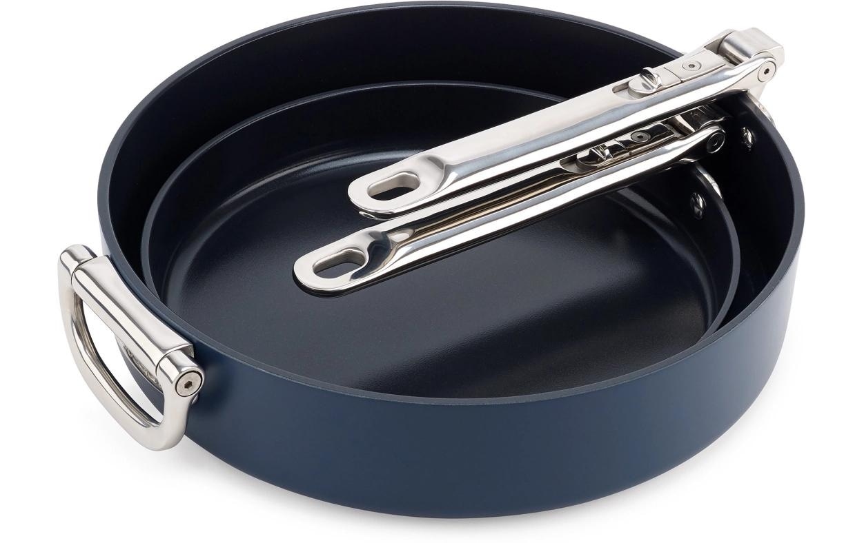 Joseph Joseph Pfannen-Set »2-teilig, Ø 24+28 cm« Edelstahl;Gas;Glaskeramik-Kochfeld;Induktion 2 Stk. tlg.