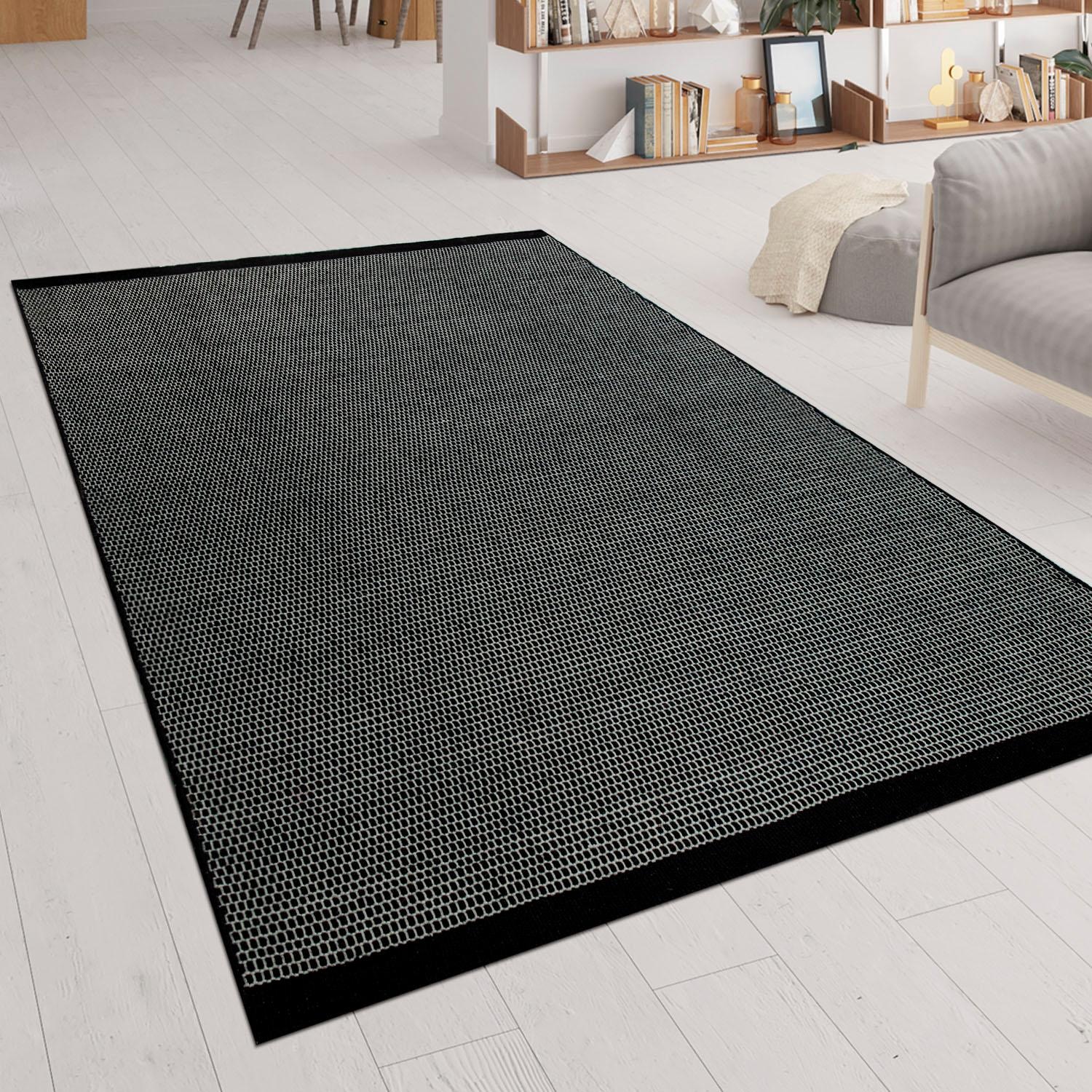 Paco Home Tapis en laine »Kasko 300« Rectangulaire 12 mm Höhe Handweb, Flachgewebe, reine Wolle, handgewebt, hochwertig verarbeitet