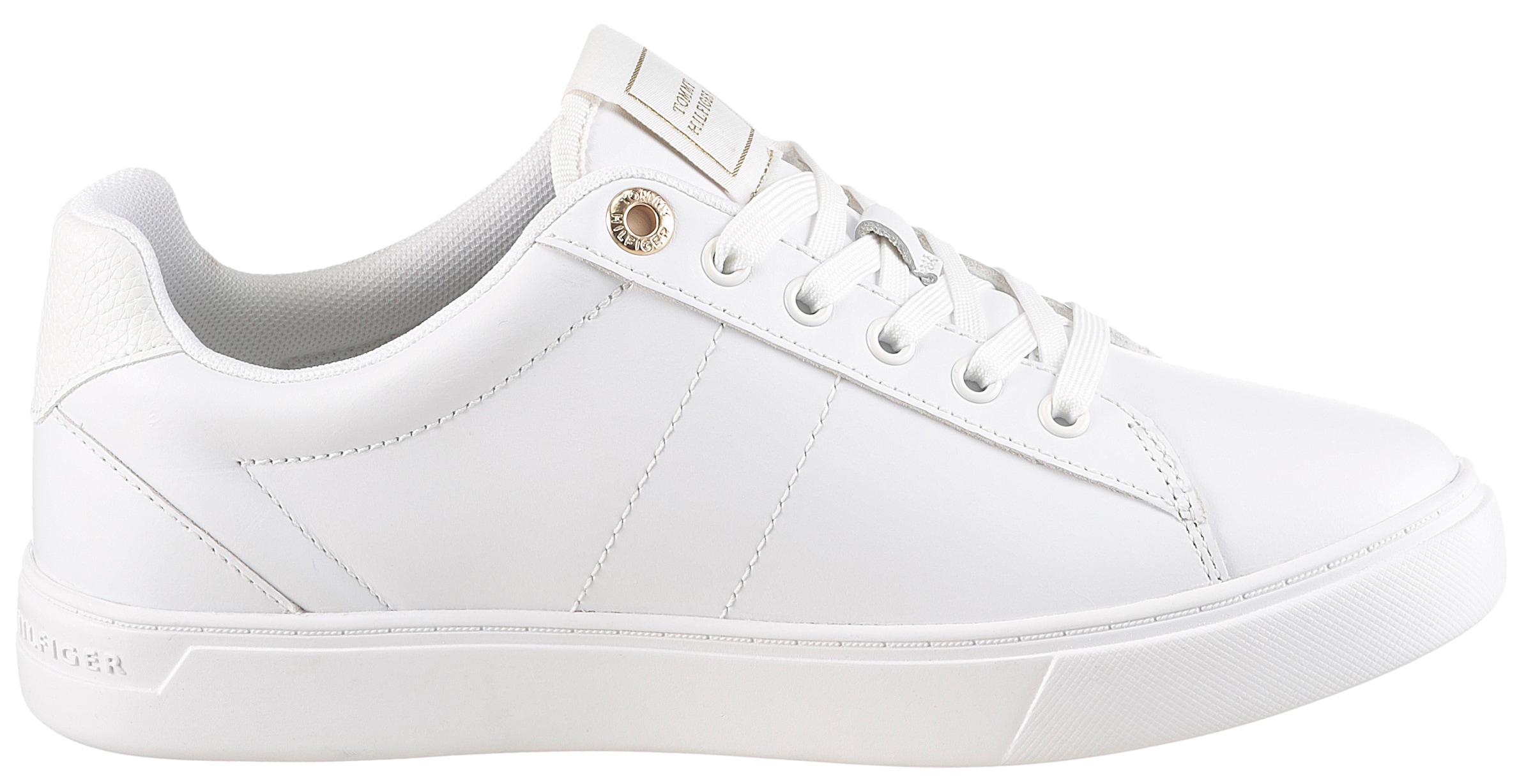 Tommy Hilfiger Sneaker »ESSENTIAL ELEVATED COURT SNEAKER«  , Freizeitschuh, Halbschuh, Schnürschuh mit TH-Schmuckelement