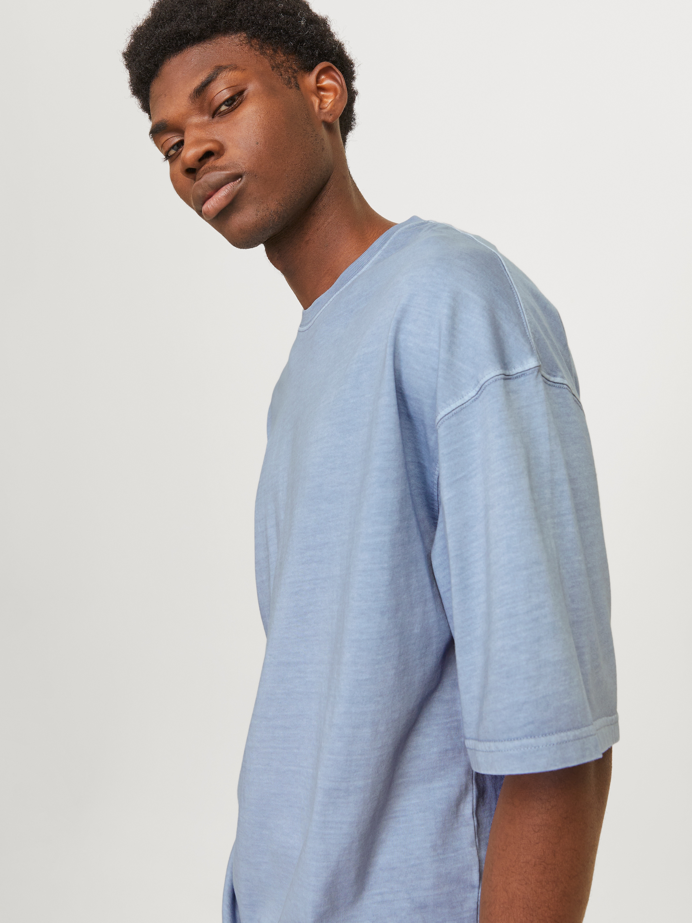 Jack & Jones Rundhalsshirt »JJECHARGE FADED TEE O-NECK NOOS« mit Rundhalsausschnitt