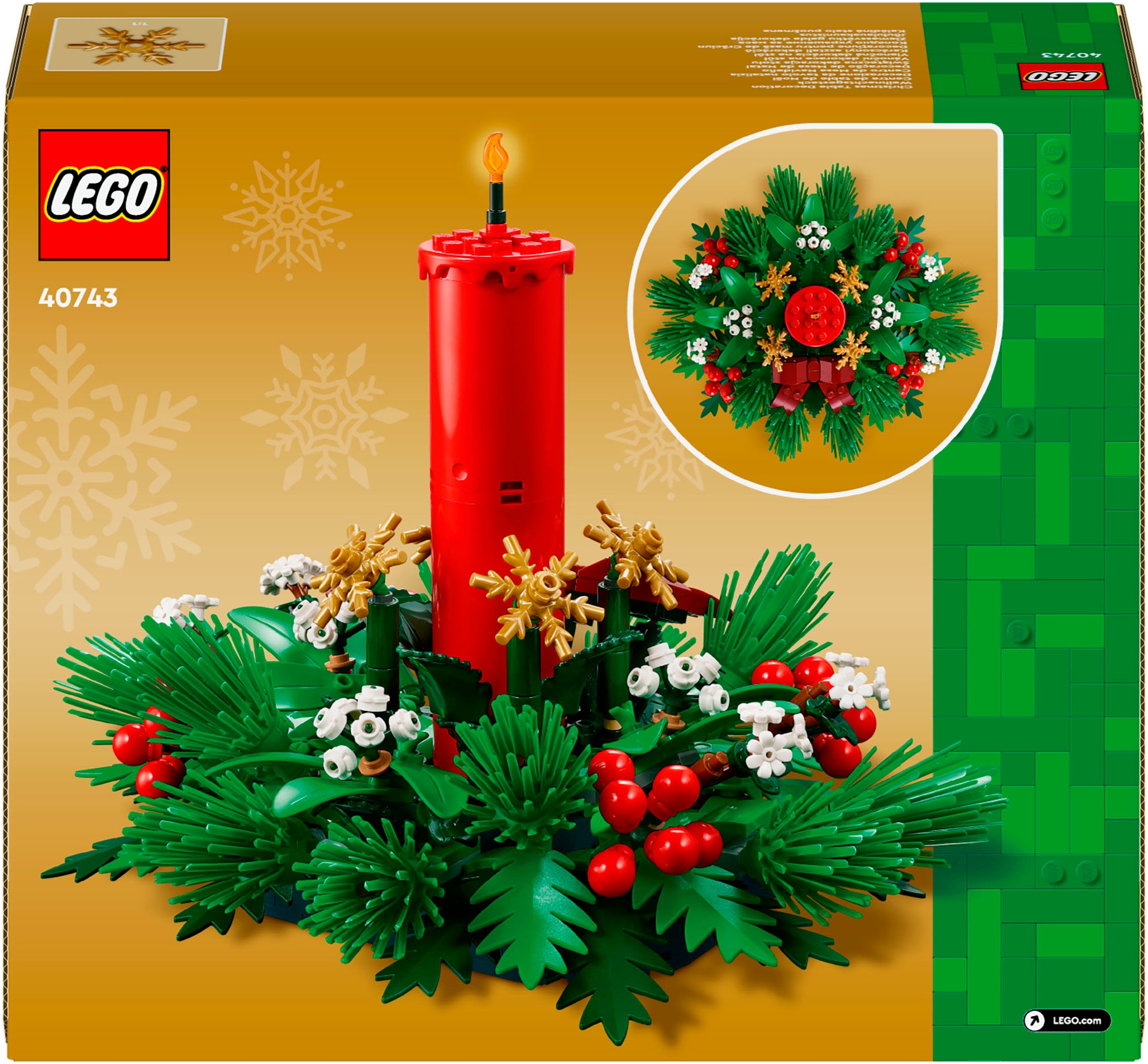 LEGO® Pions de construction »Weihnachtsgesteck (40743), LEGO Iconic« Made in Europe