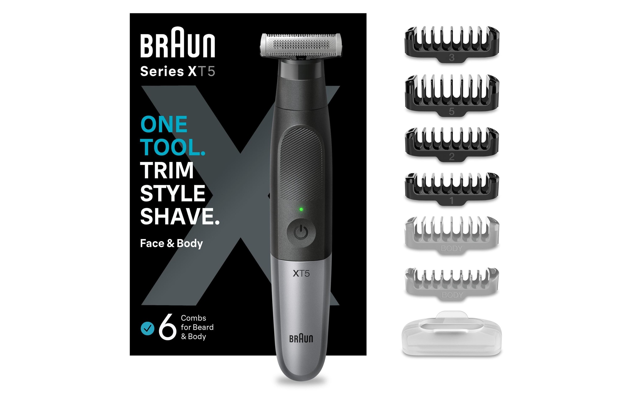 Braun Haar- und Bartschneider »Braun Series XT5200 Face+Body+Travel«
