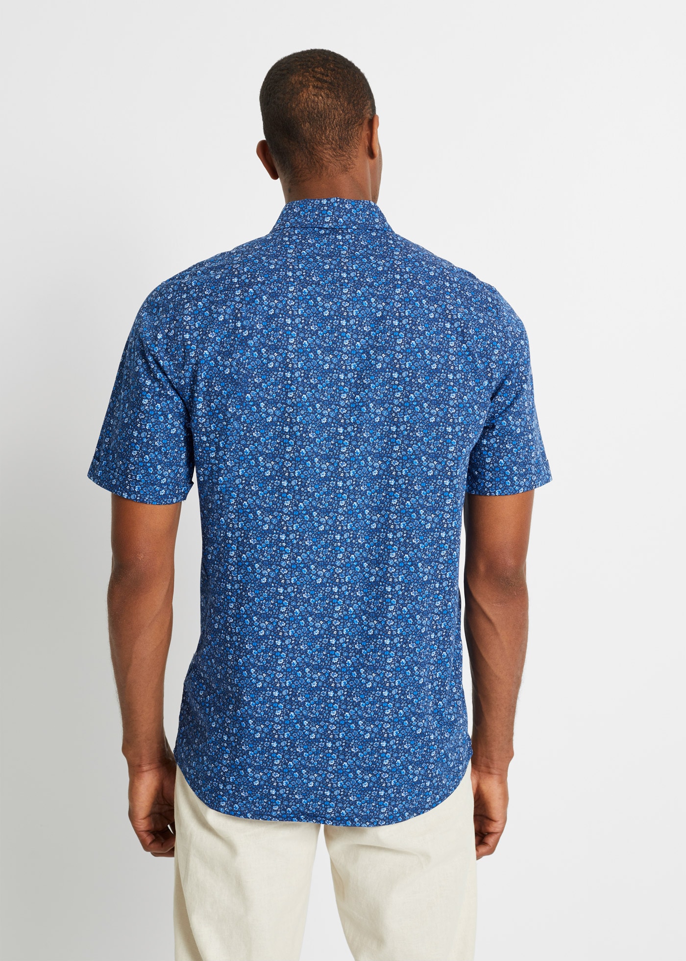 bonprix Chemise à manches courtes Coupe régulière, en pur coton, manches courtes