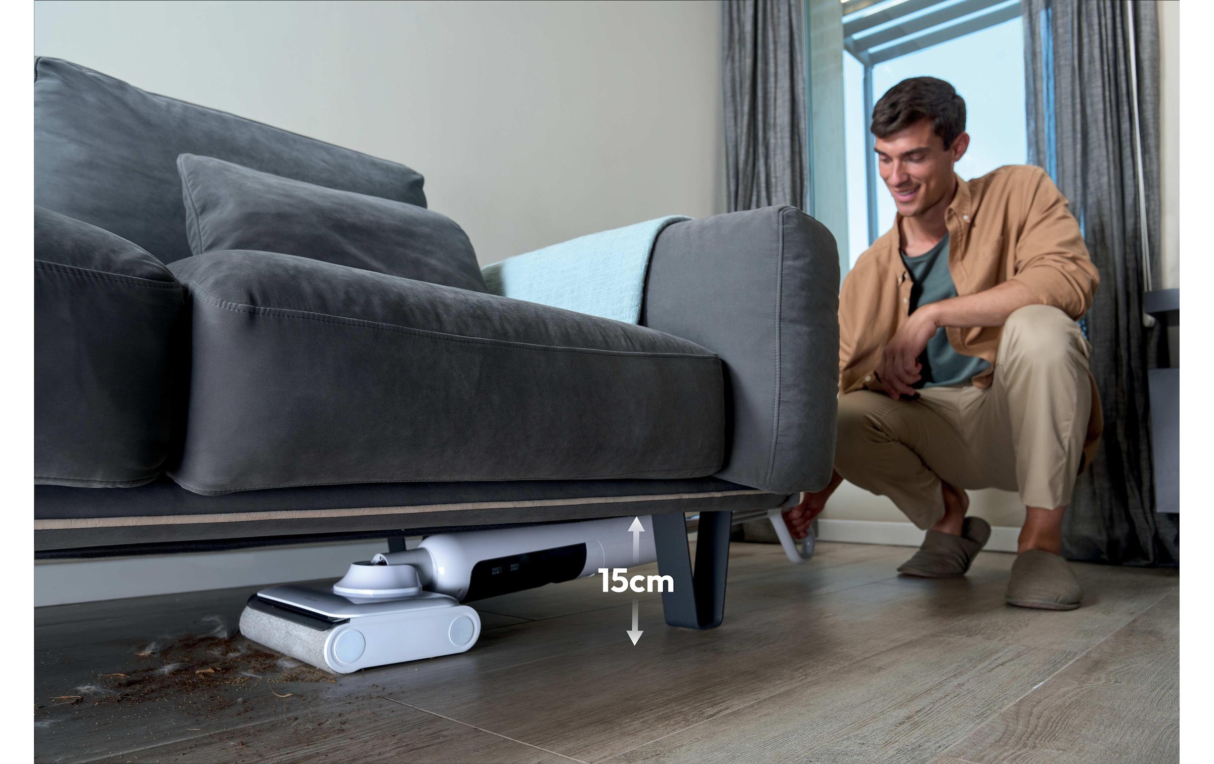 Hoover Nass-Trocken-Akkusauger »HW400 11« Kabelloser Nass- und Trockensauger mit 17.000 Pa Saugkraft