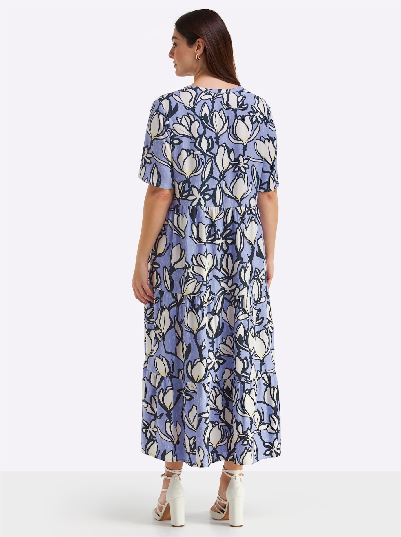 Sheego Maxi robe »Webkleid«