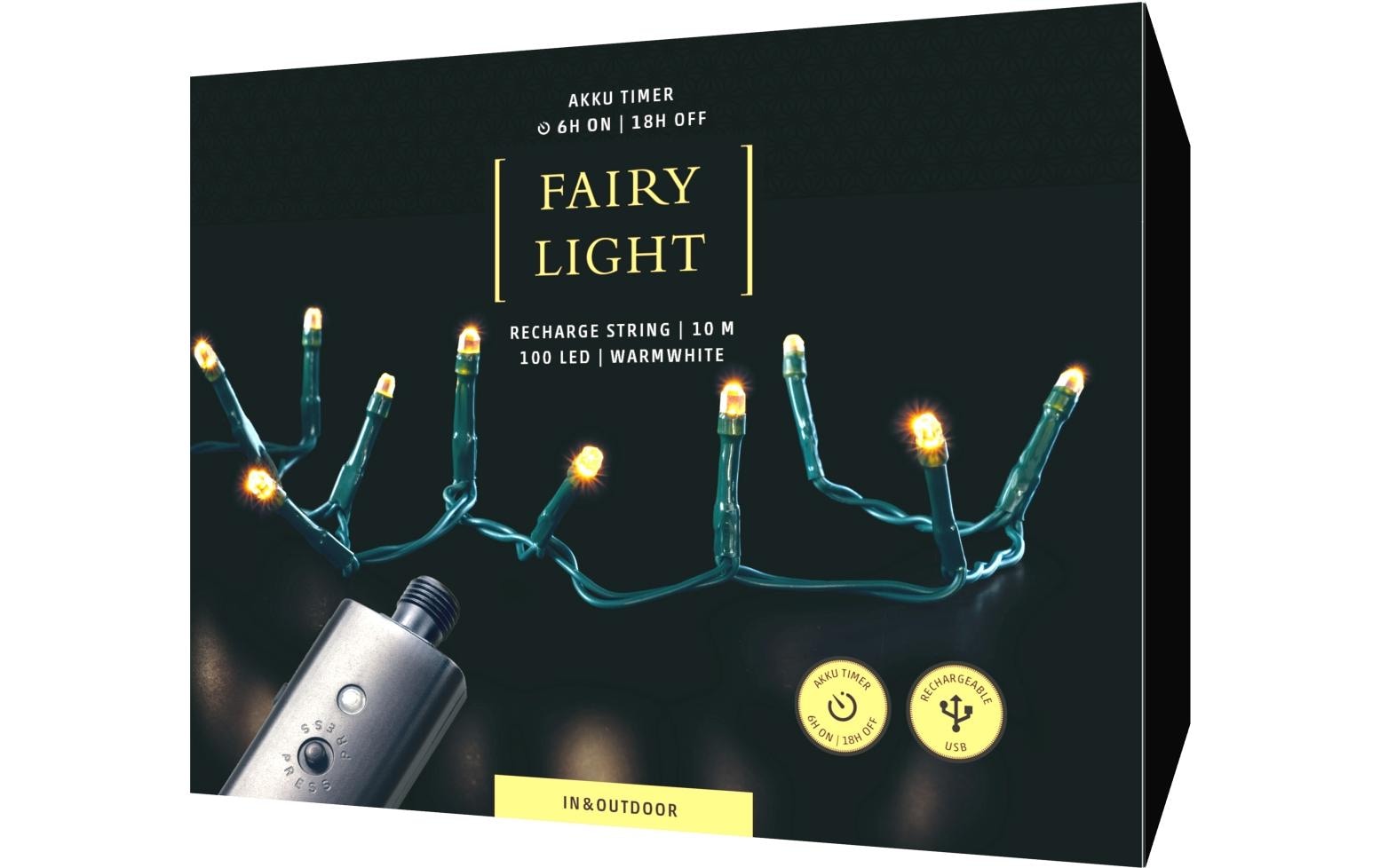 STT LED-Lichterkette »Recharge« 200 Stk.-flammig