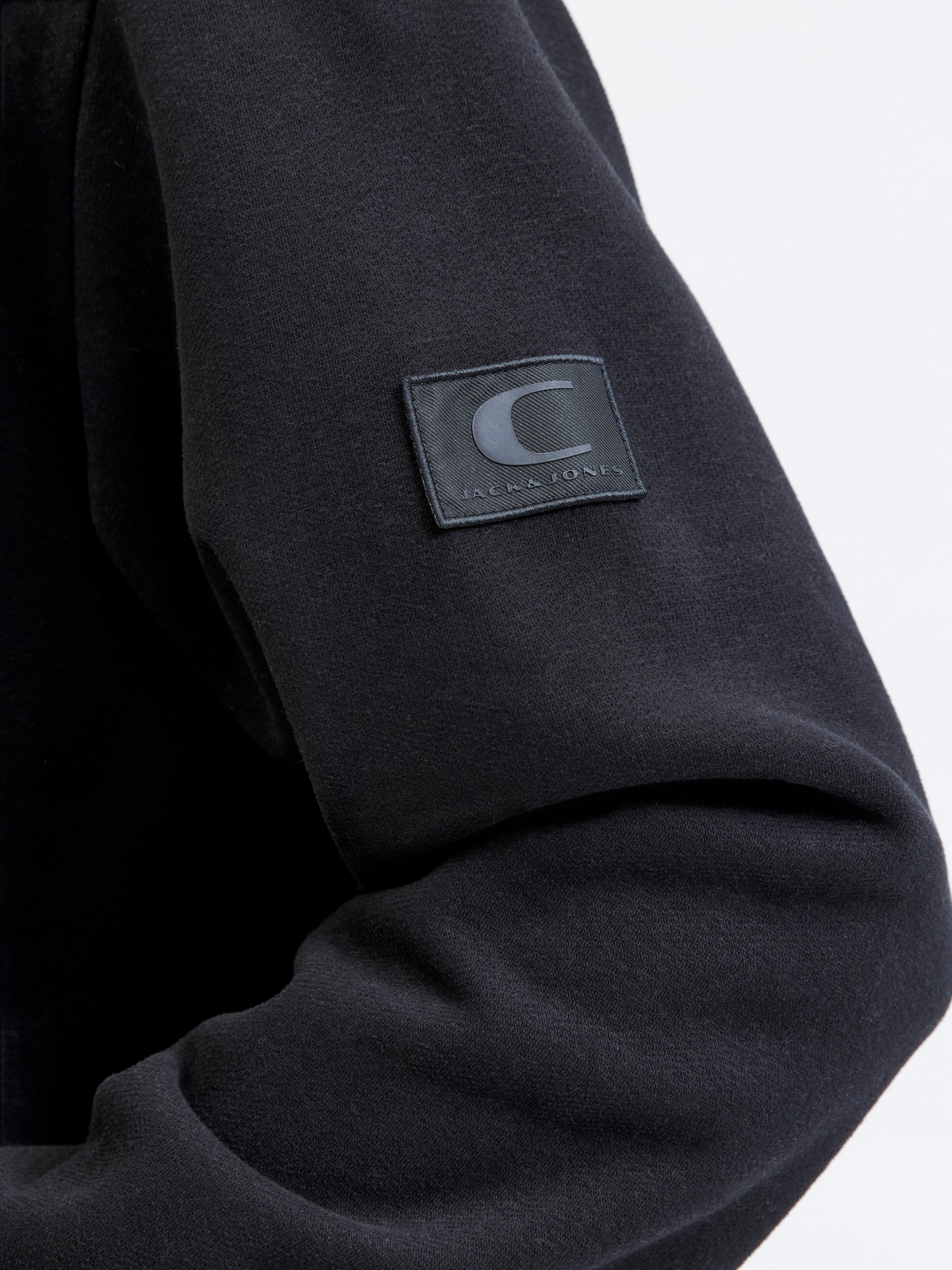 Jack & Jones PlusSize Kapuzensweatshirt »JCOPOINT SWEAT BADGE HOOD BF PLS«
